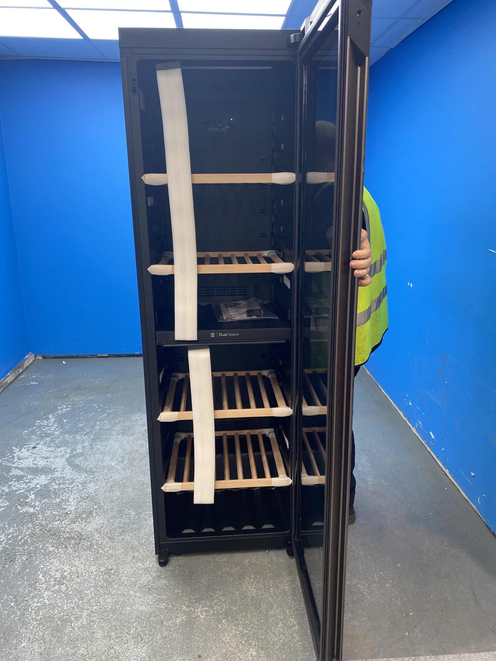 #GRC-156-955 - Haier HWS201 GDFH1K 201 Bottle Dual Zone Wine Cooler