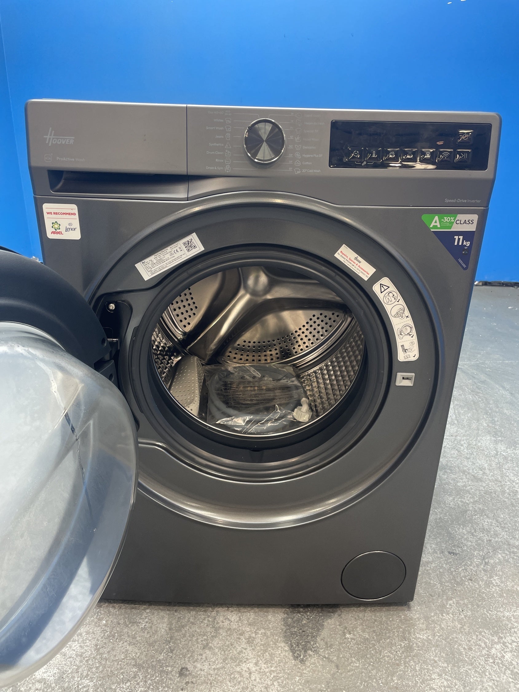 #GRC-159-551 - Hoover HBR 411BL9G-80 Series 3 11kg 1400 Spin Washing Machine