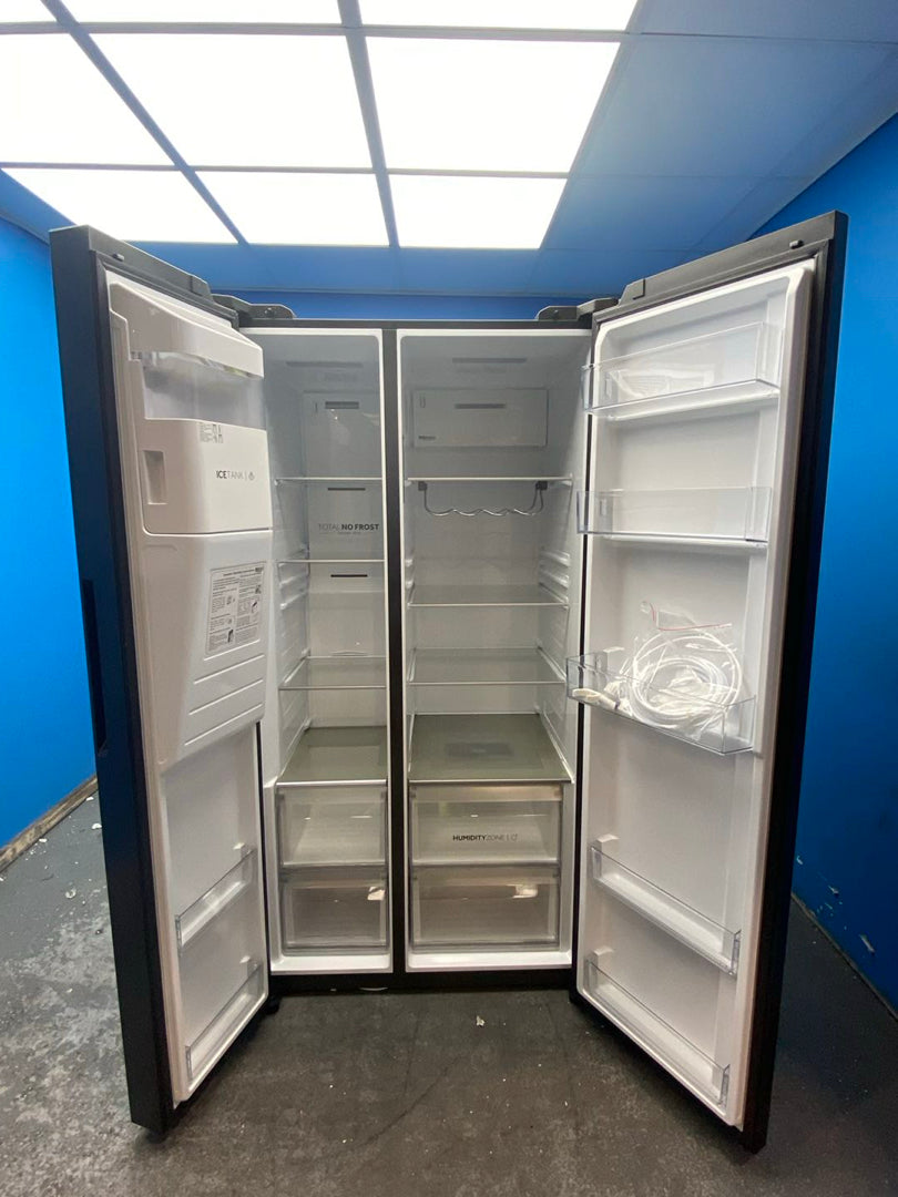#GRC-161-718 - Haier HSW59F18EIPT American Style Fridge Freezer with Ice Dispenser