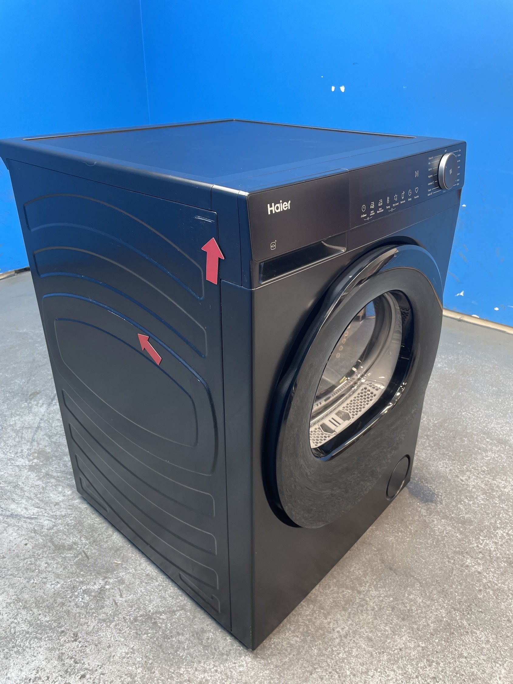#GRC-160-222 - Haier HD90-D357BU1-UK X Series 5 9kg Heat Pump Tumble Dryer