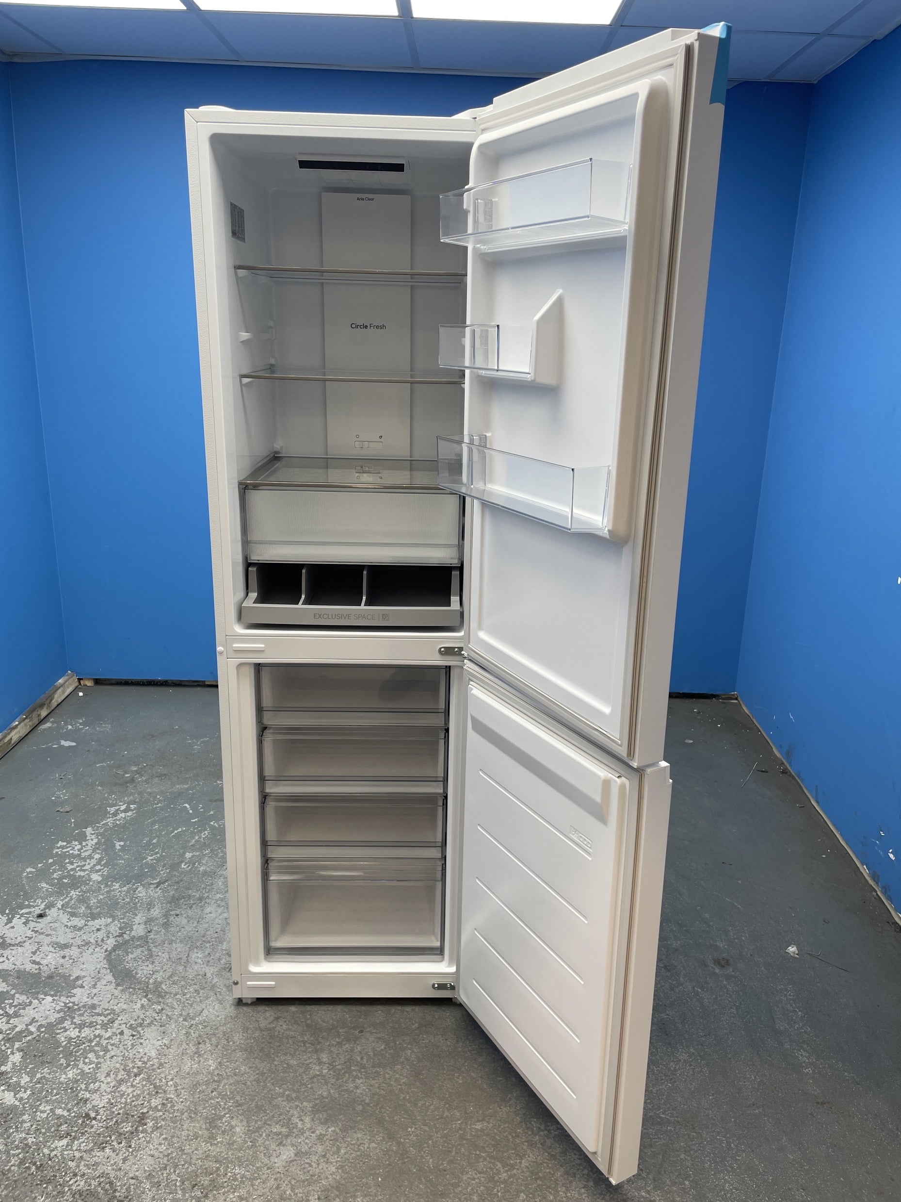 #GRC-156-912 - Hoover H-COMBI 300 HONCQ3T518ENWK Combi No Frost Fridge Freezer