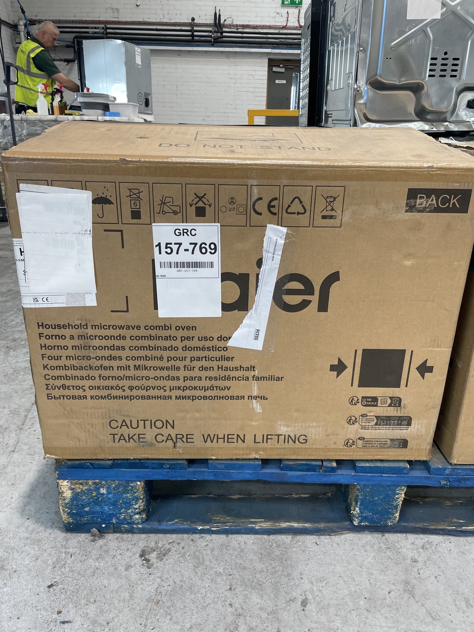 #GRC-157-769 - Haier H4MWID29G6NQB 44L Built‑In Combo Microwave