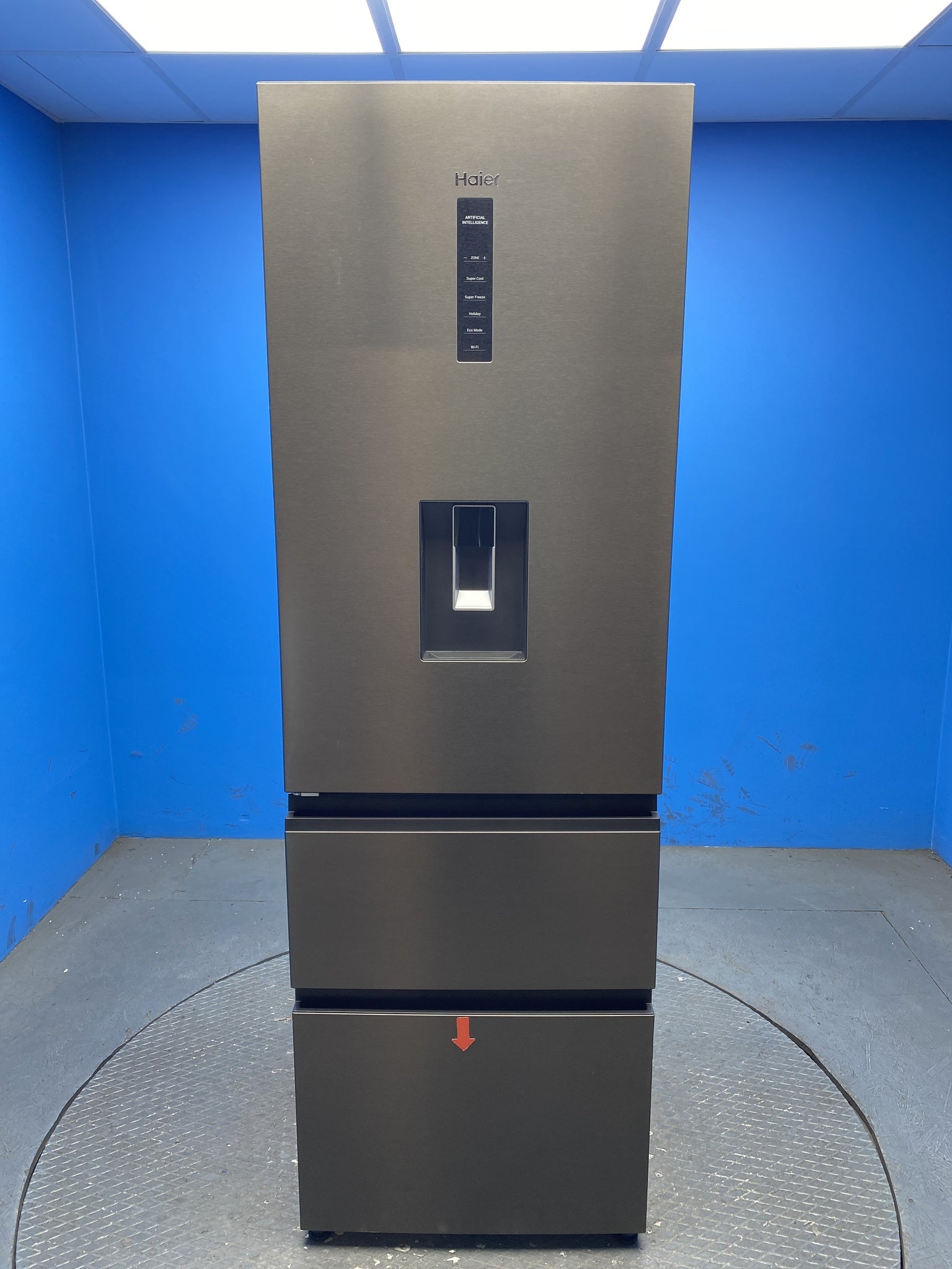 Haier HTW5618EWMP 357L Series 5 60cm 3D No Frost Fridge Freezer