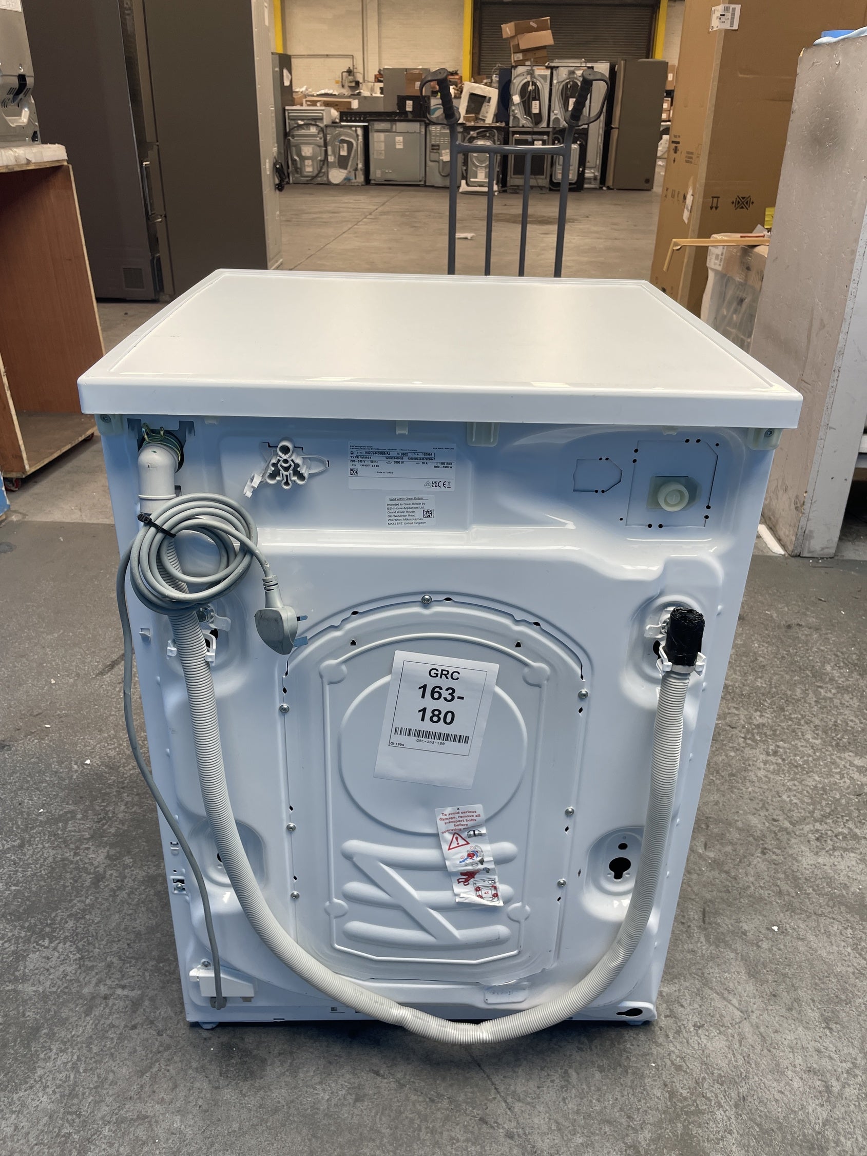 #GRC-163-180 - Bosch WGG24400GB Series 6 9kg 1400 Spin Washing Machine