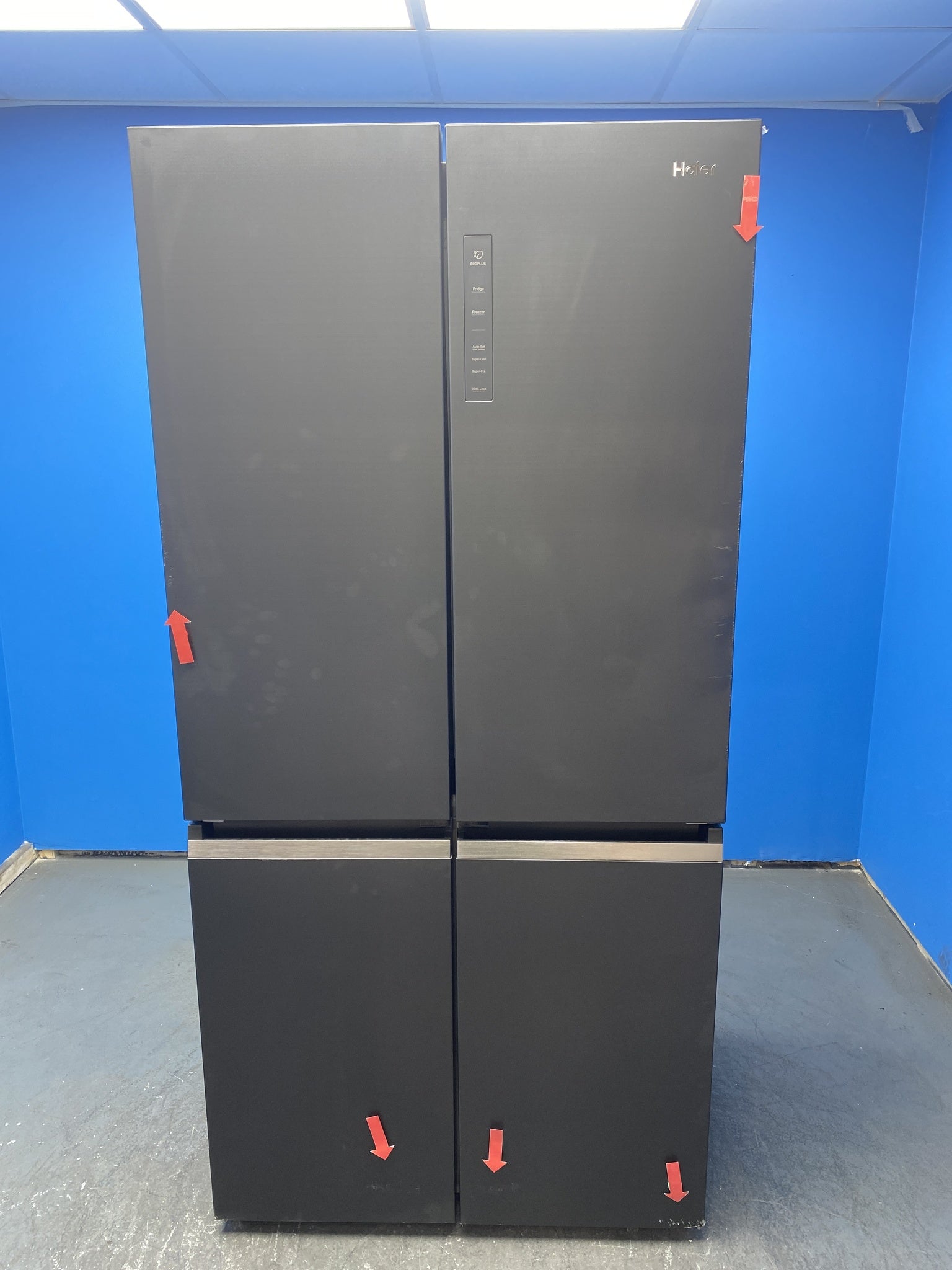 Haier HCR5919ENMB American Style Series 5 528 Litre Fridge Freezer