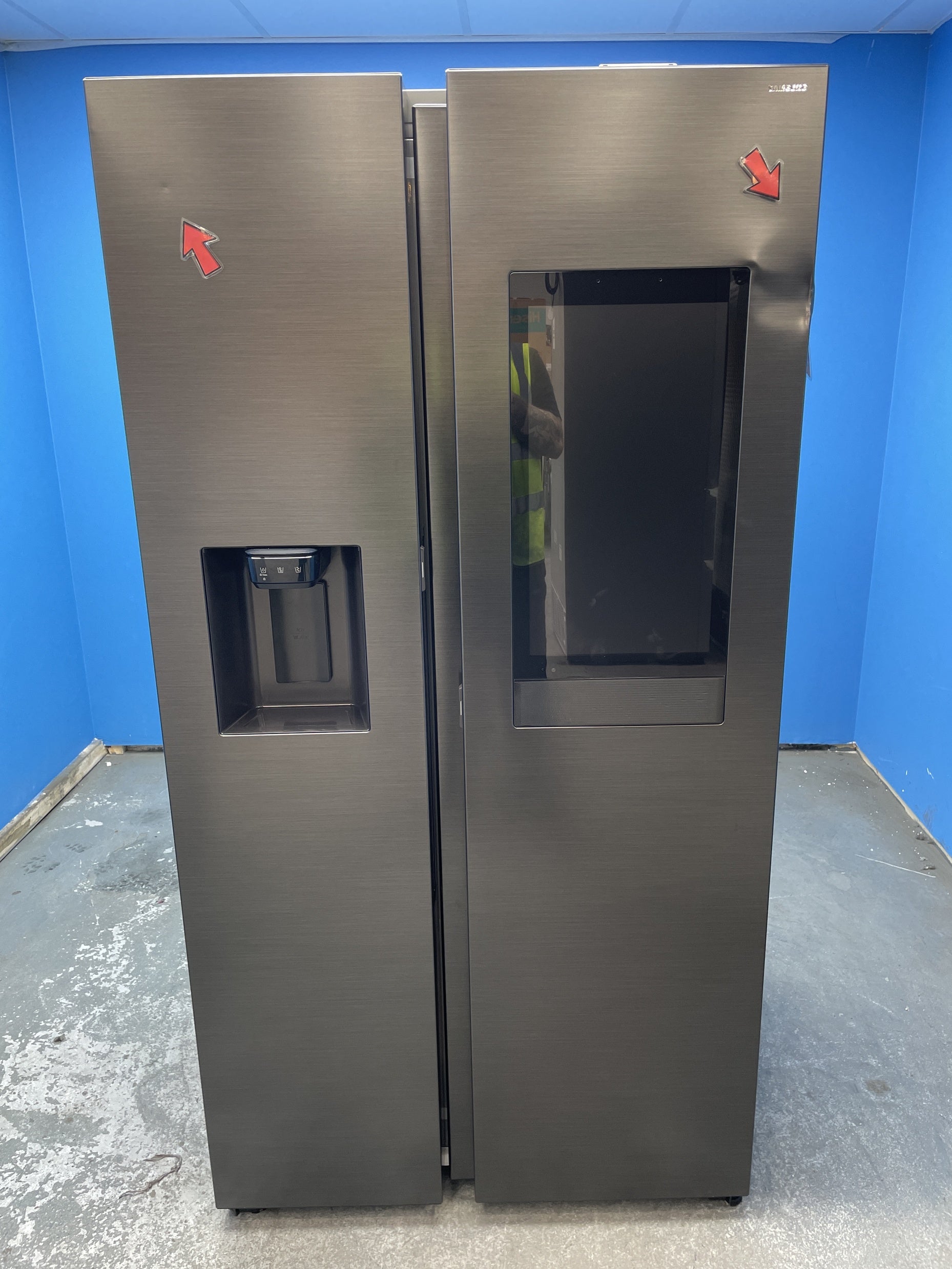 #GRC-145-384 - Samsung RS90F66BEFEU Family Hub American Fridge Freezer