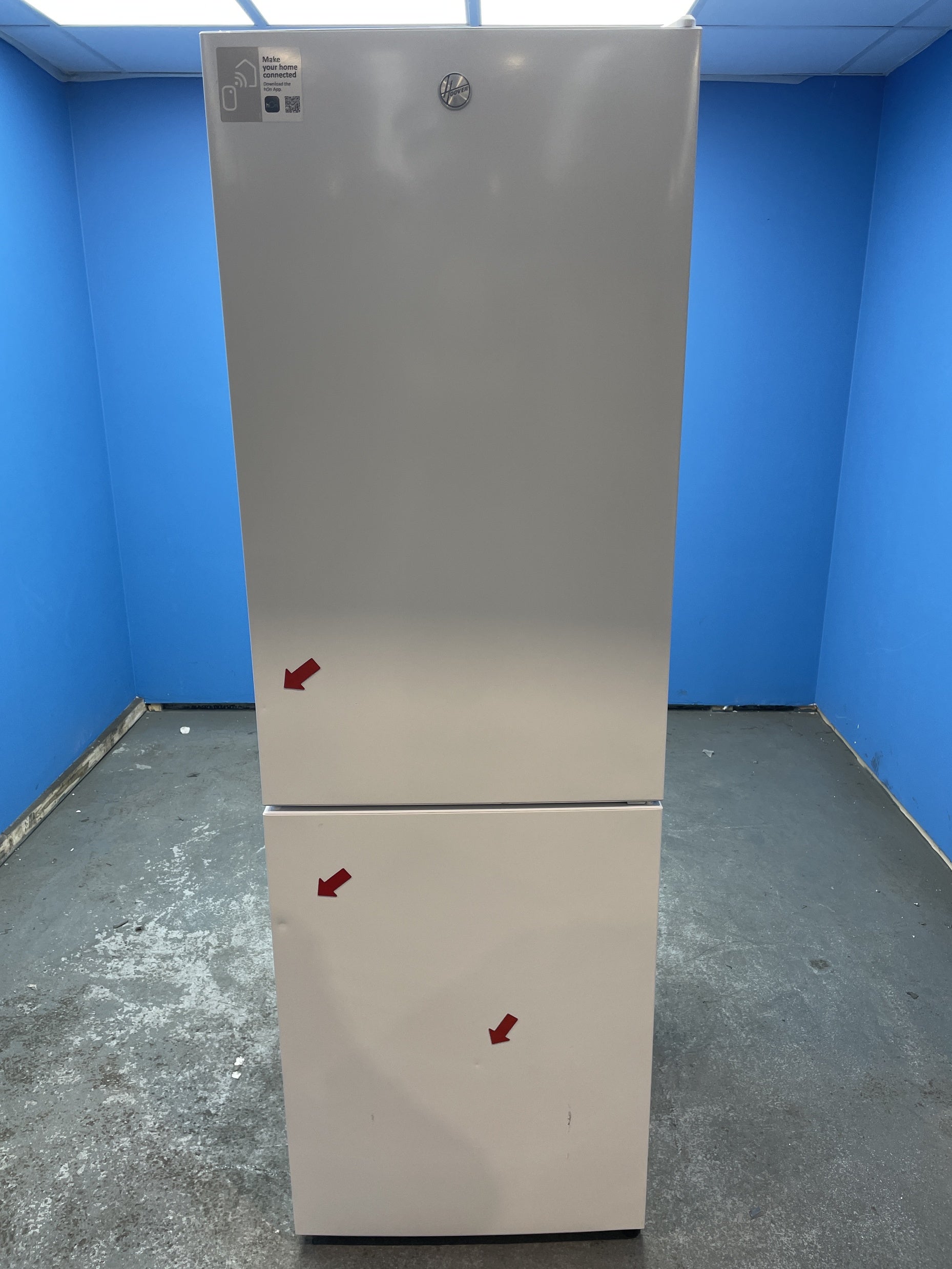 #GRC-153-566 - Hoover HOCE4T618EWK 341 Litre Combi Fridge Freezer