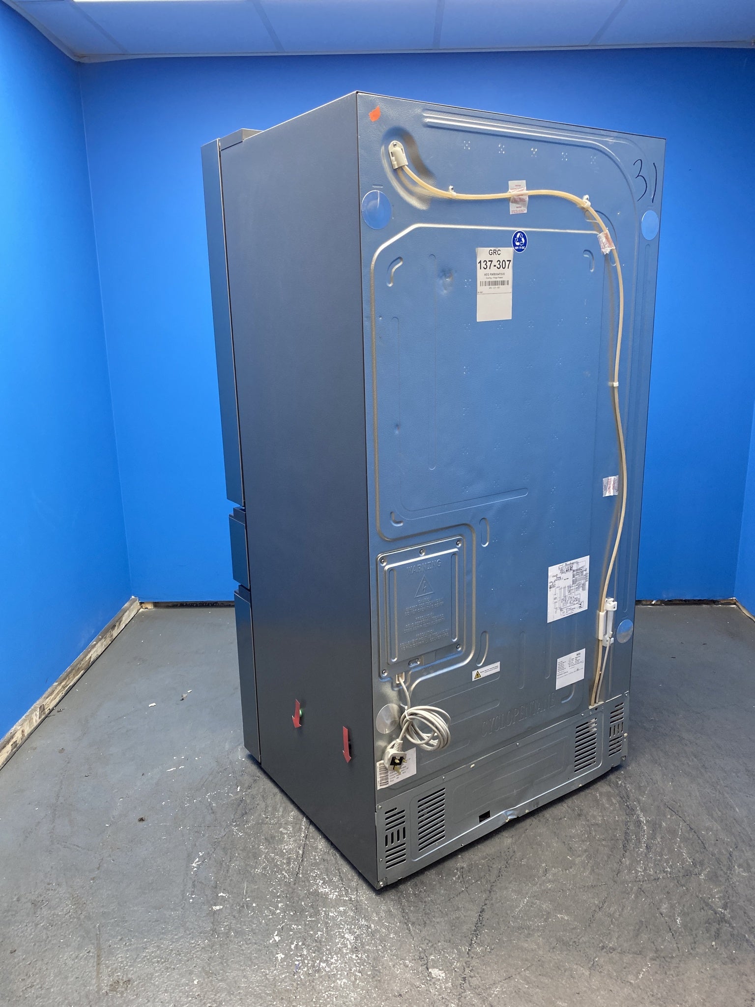 AEG 9000 Series Smart American Fridge Freezer Stainless Steel