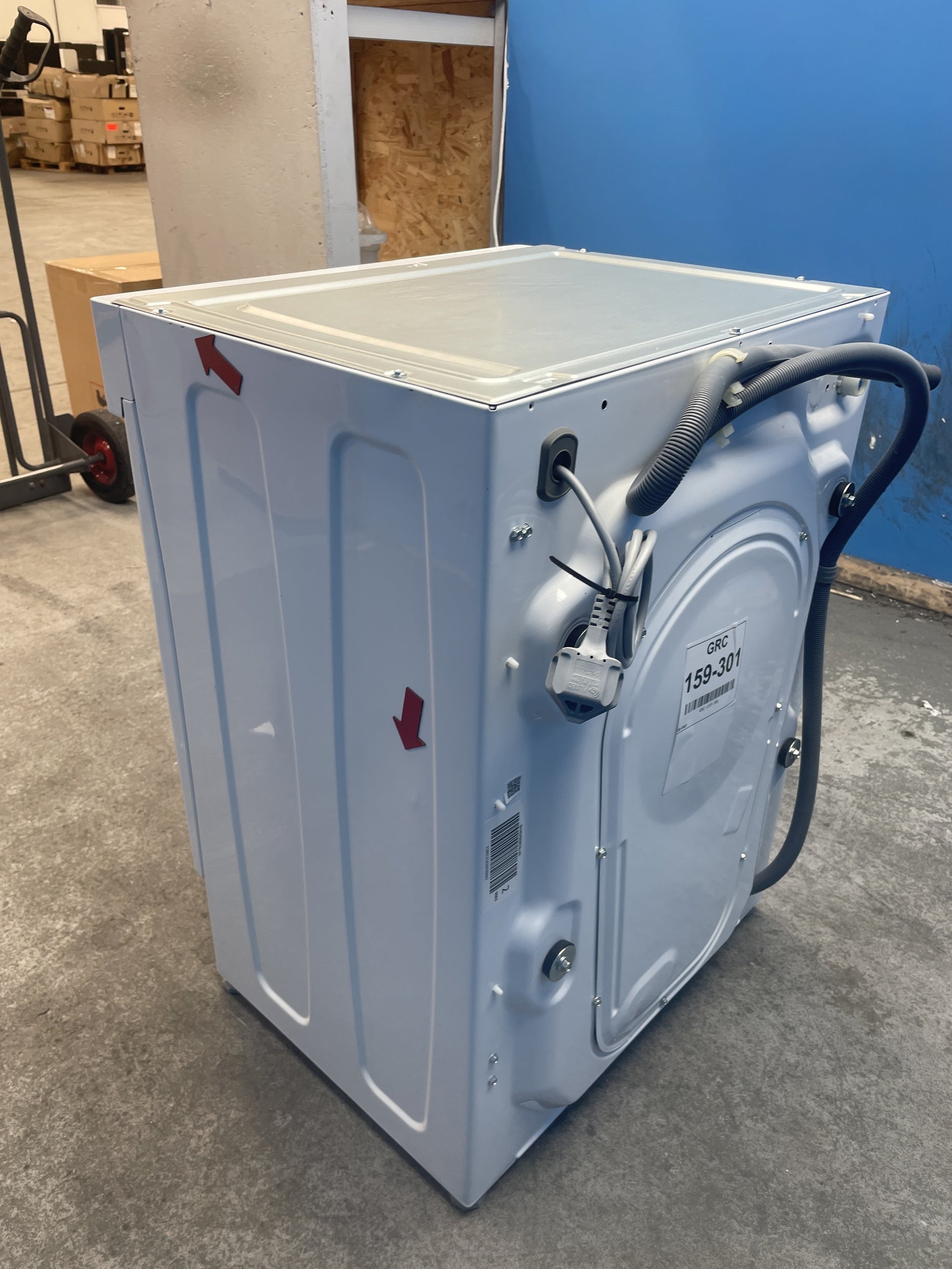 #GRC-159-301 - Hoover H-WASH 400 BH4S49M6D9J-80 9kg 1400rpm Integrated Washing Machine