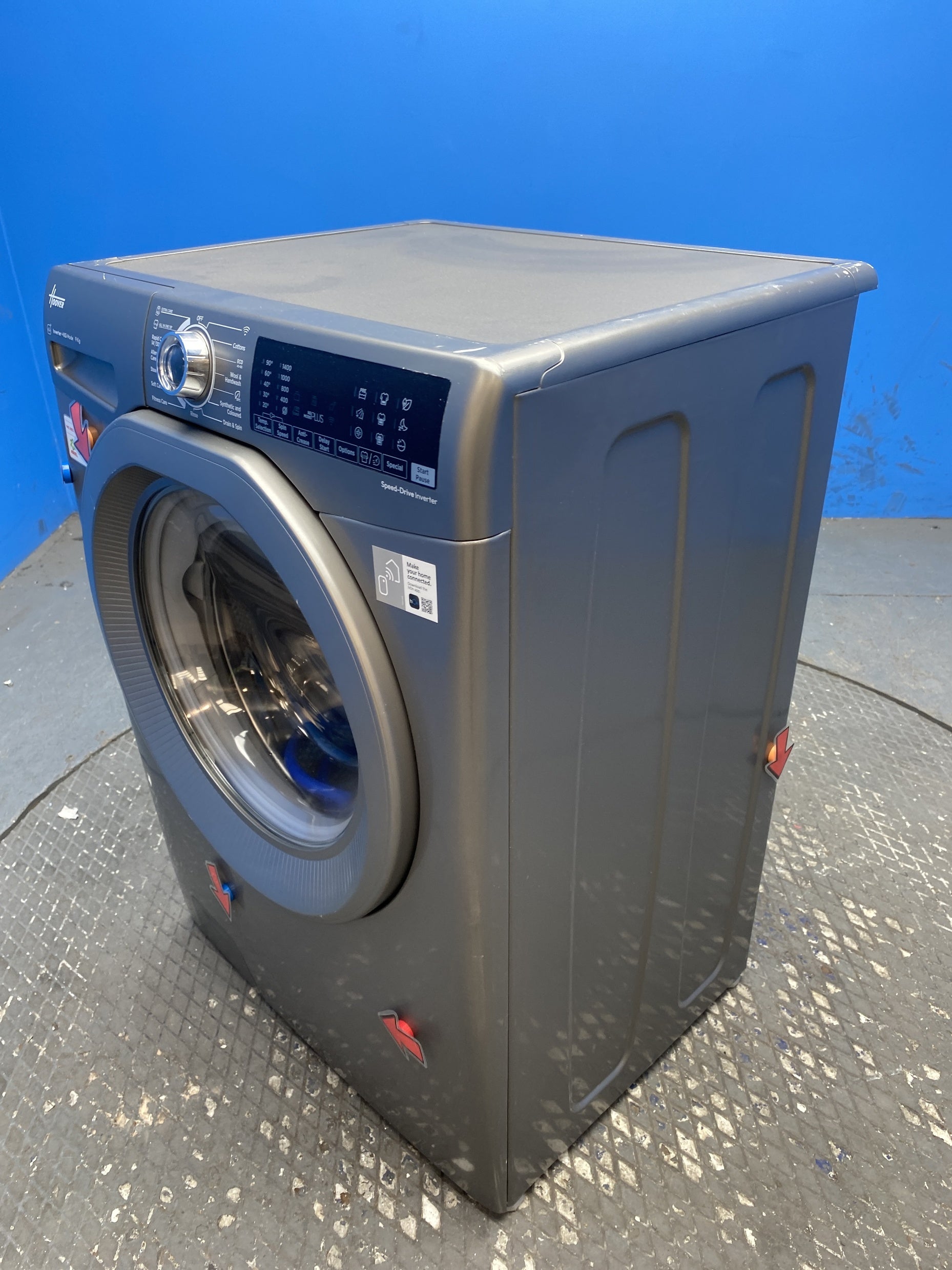 #GRC-150-452 - Hoover H3WPS496TMRR6 9kg 1400 Spin Washing Machine