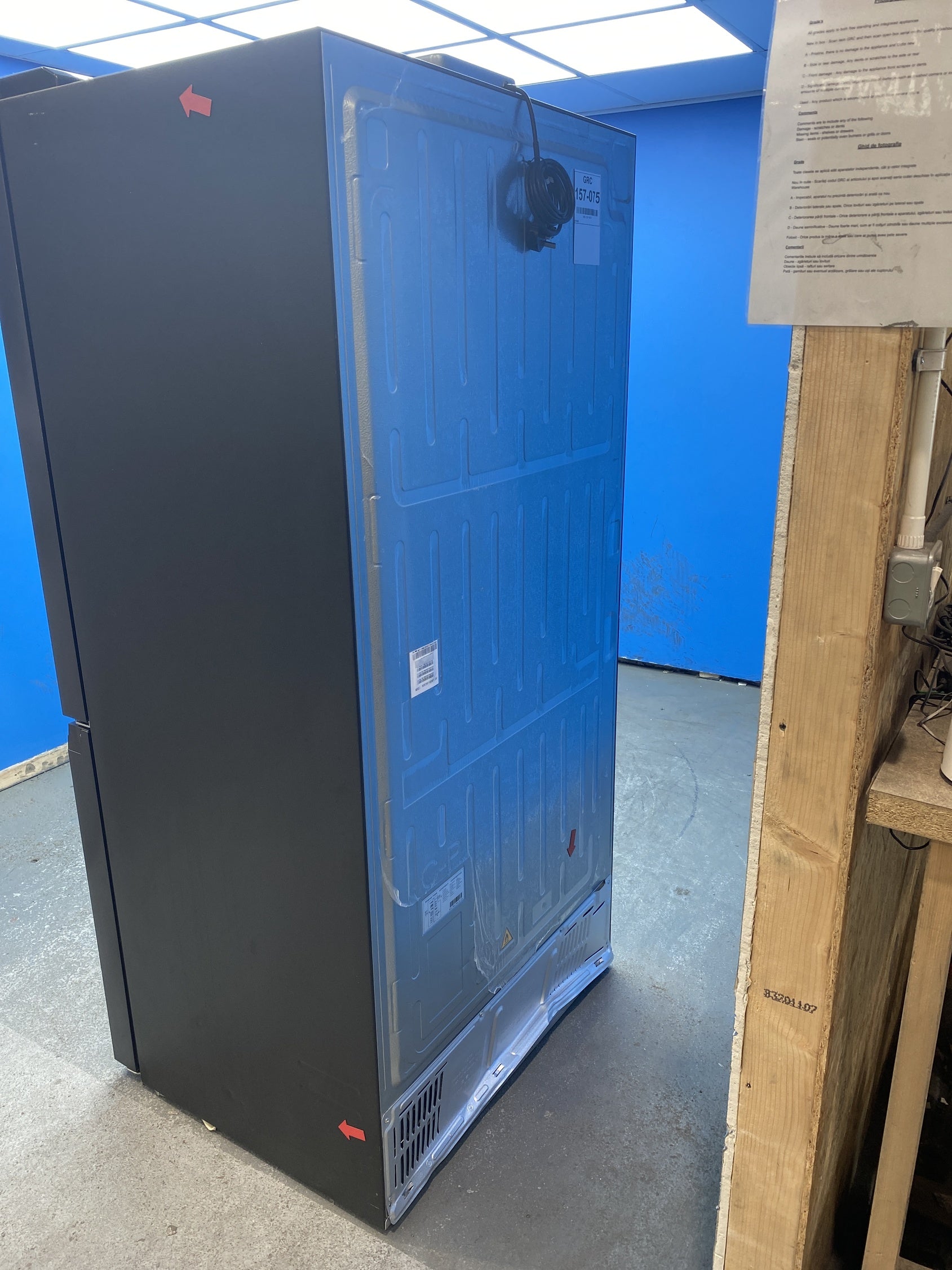 #GRC-157-075 - Haier Cube 90 Series 3 HCR39F19ENPT American Fridge Freezer