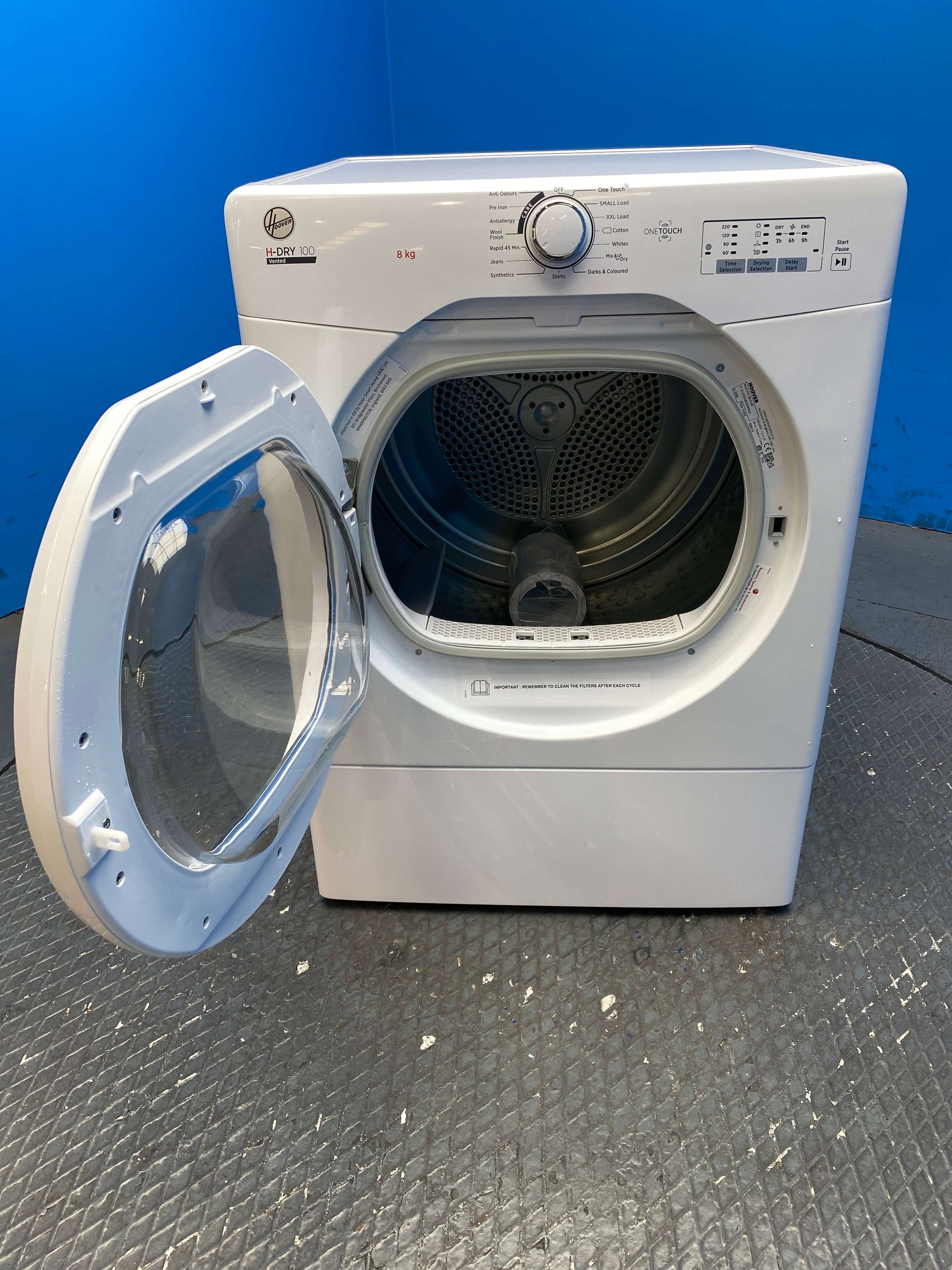 Hoover HLEV8LG 8kg Vented Tumble Dryer