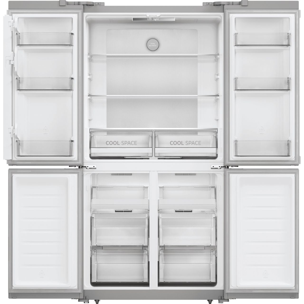 Hoover HSC918ENXK 567 Litre No Frost American Style Fridge Freezer – Renew 2 U
