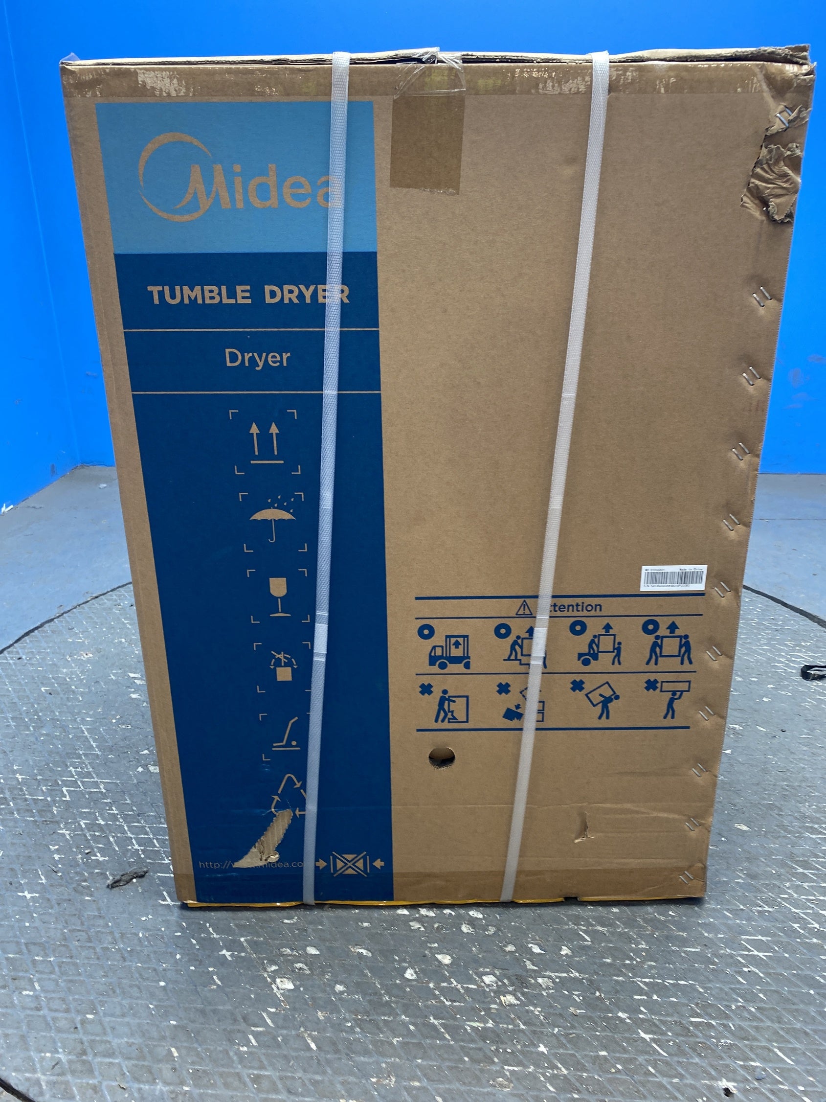 #GRC-158-876 - Midea MD200H80WB/W-UK 8kg Smart Sensor Heat Pump Tumble Dryer