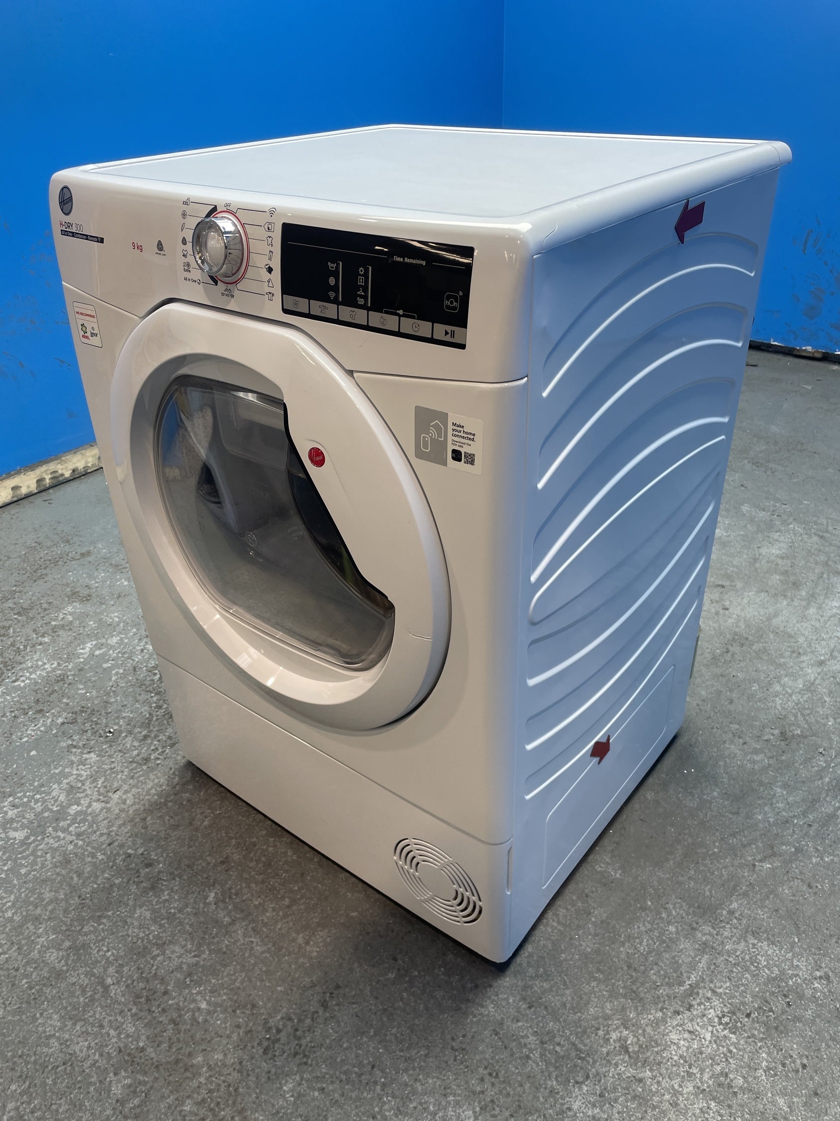 #GRC-154-805 - Hoover HLEC9TE 9kg Condenser Tumble Dryer
