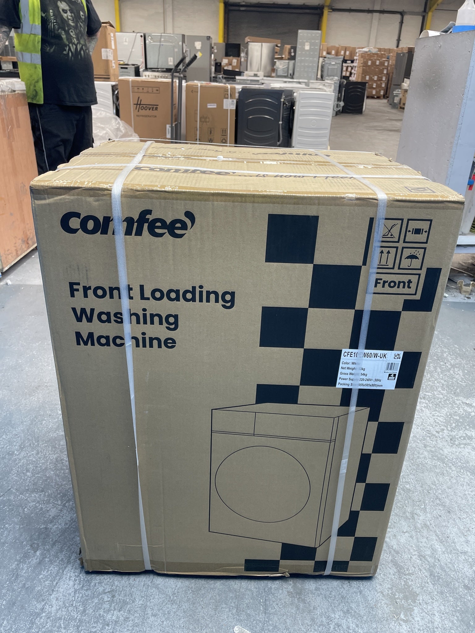 #GRC-158-889 - Comfee CFE10EW60/W Slim 6kg 1000rpm Washing Machine