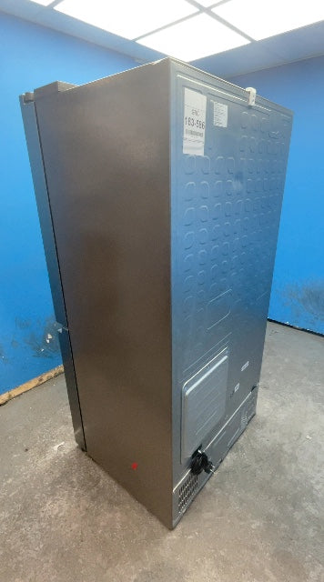 #GRC-163-586 - Hisense American Style Fridge Freezer – 609L, Stainless Steel, Total No Frost