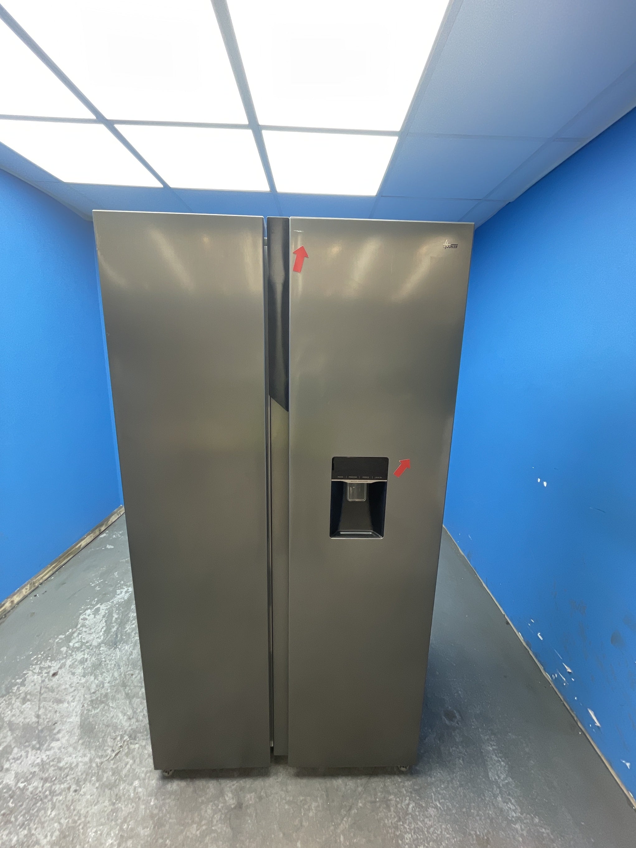 #GRC-162-611 - Hoover HHSBSO6174XWDK American Style 529 Litre Fridge Freezer