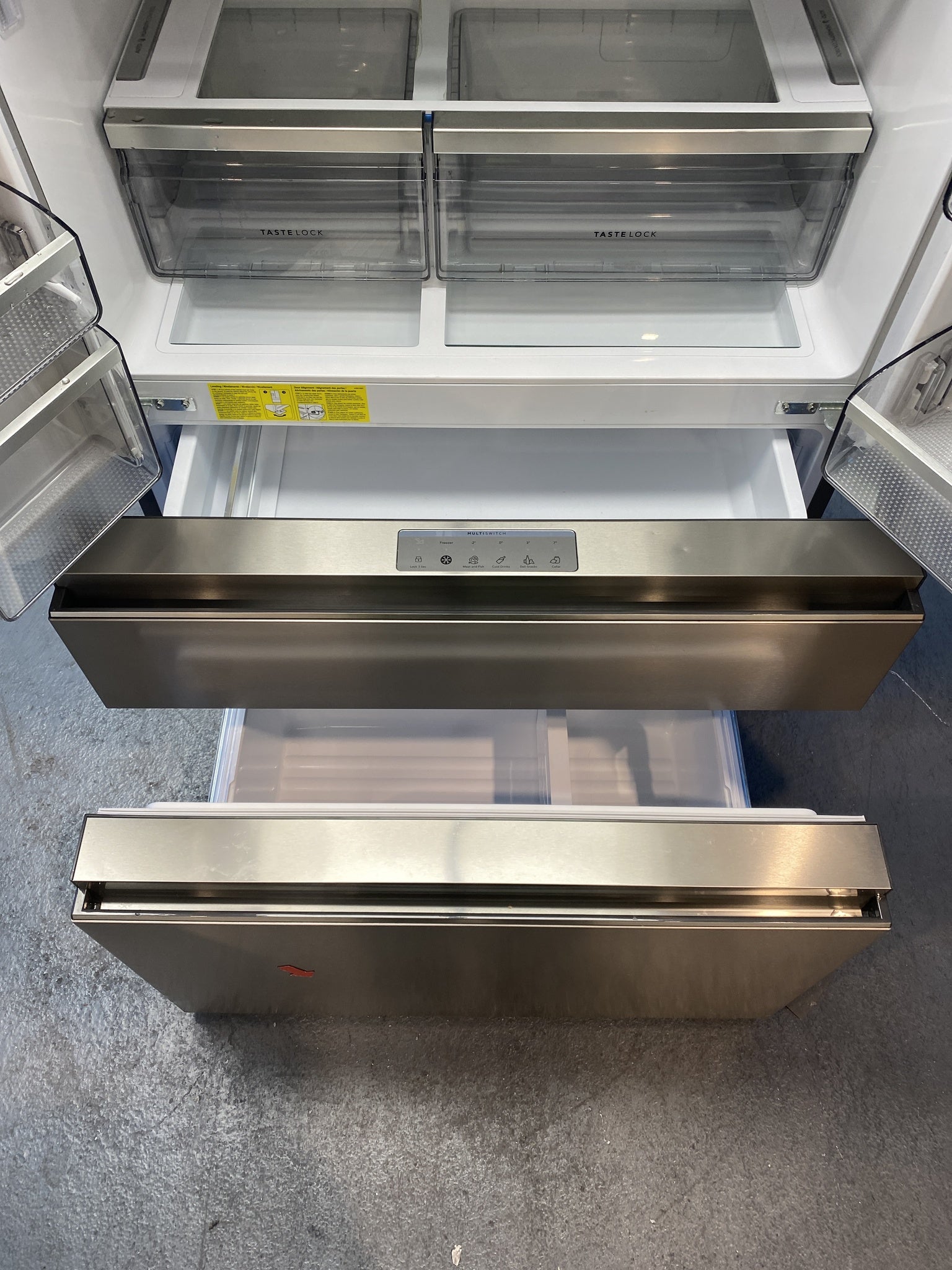 AEG 9000 Series Smart American Fridge Freezer Stainless Steel