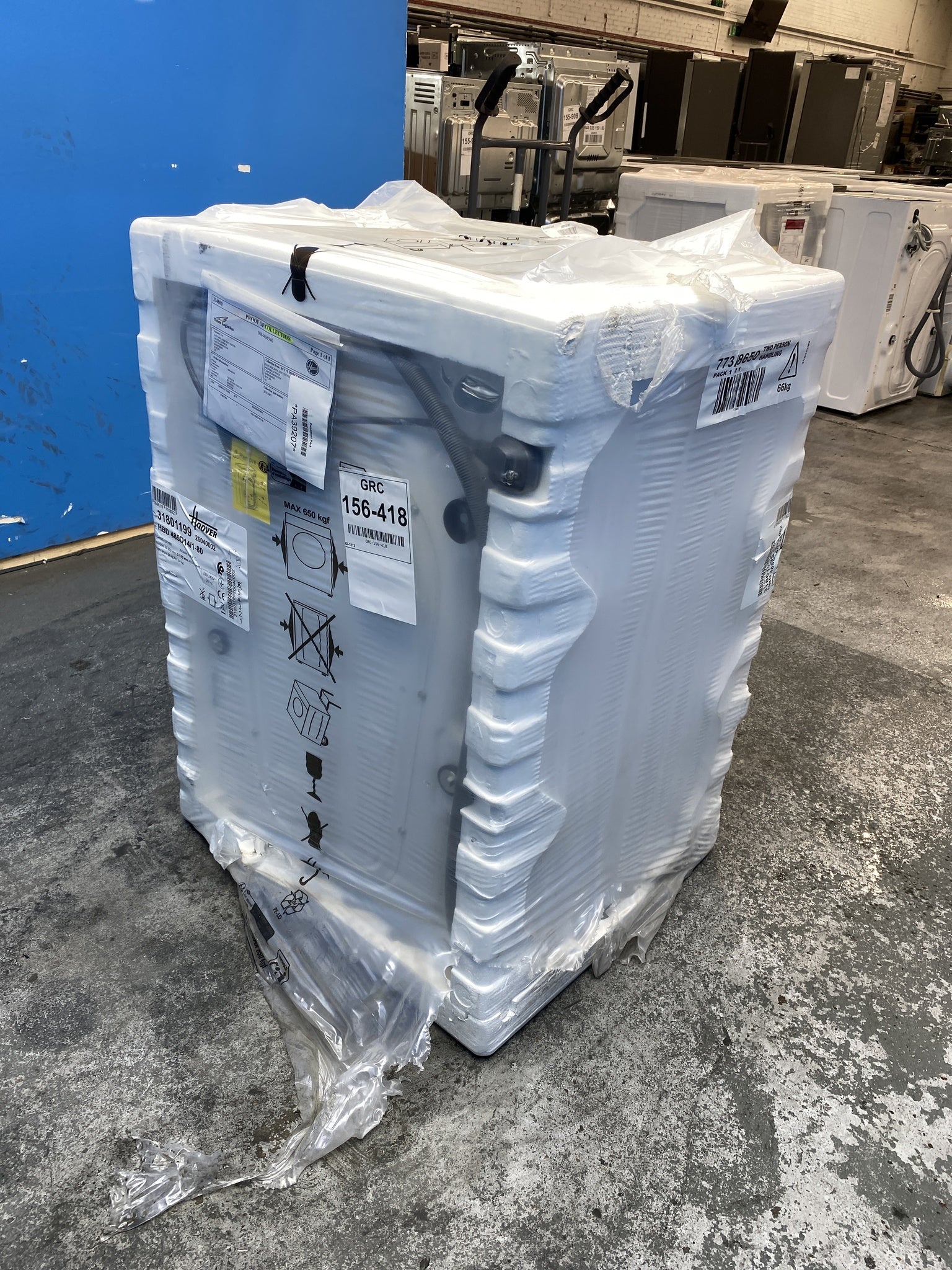 #GRC-156-418 - Hoover HBD 485D14 H-WASH 300 Integrated 8/5kg 1400rpm Washer Dryer