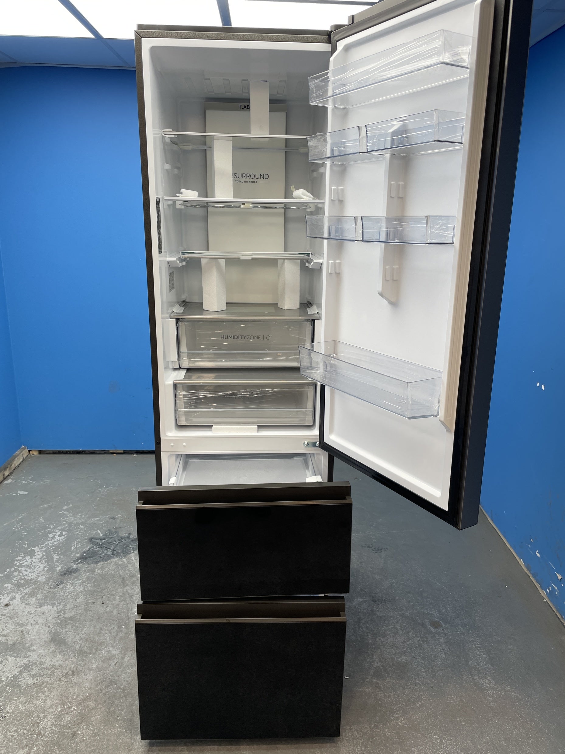 #GRC-160-690 - Haier 3D 60 Series 7 HTW7620DNGB Smart No Frost Fridge Freezer