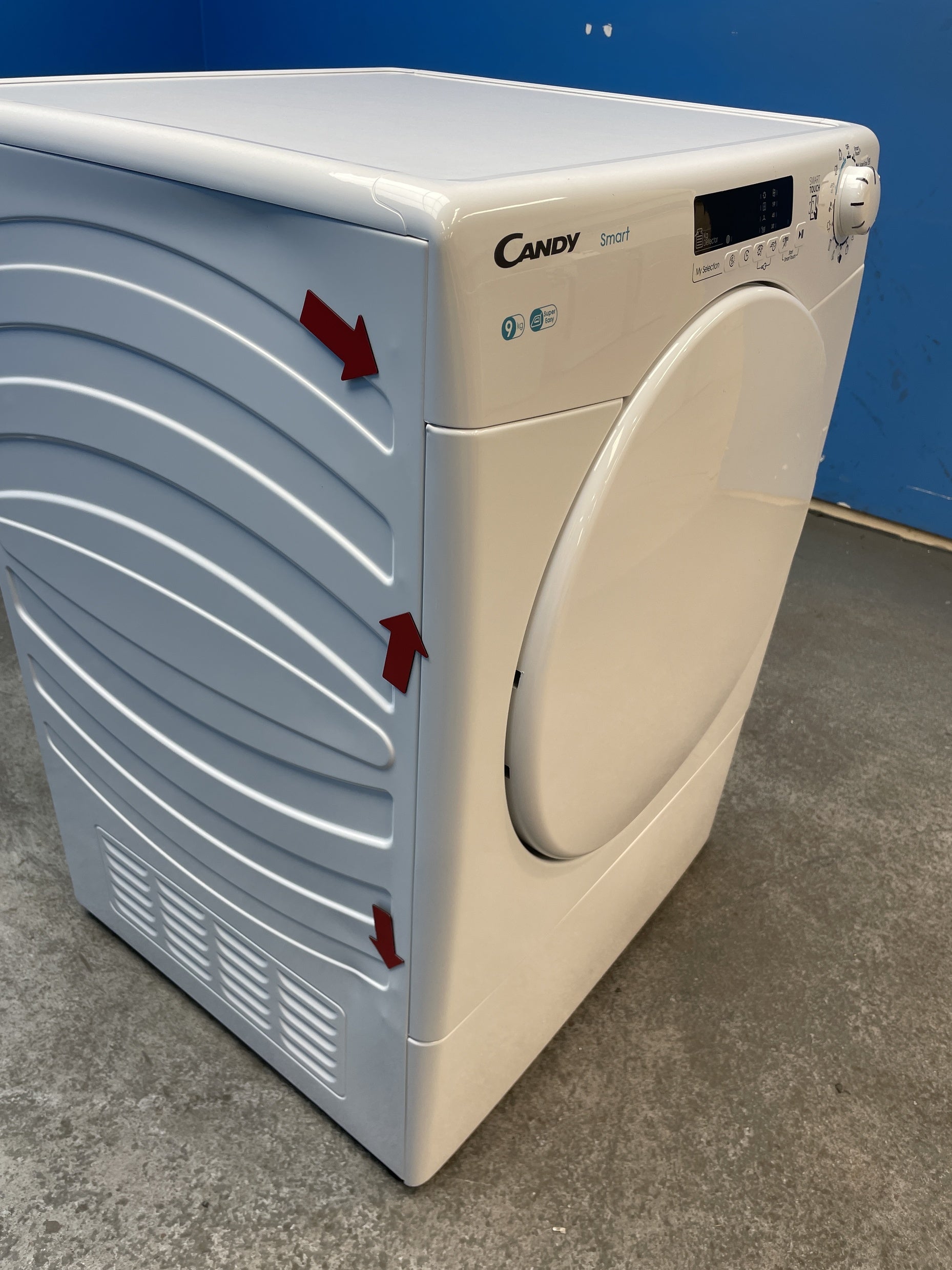 #GRC-157-715 - Candy CSE V9DF-80 9kg Vented Smart Tumble Dryer