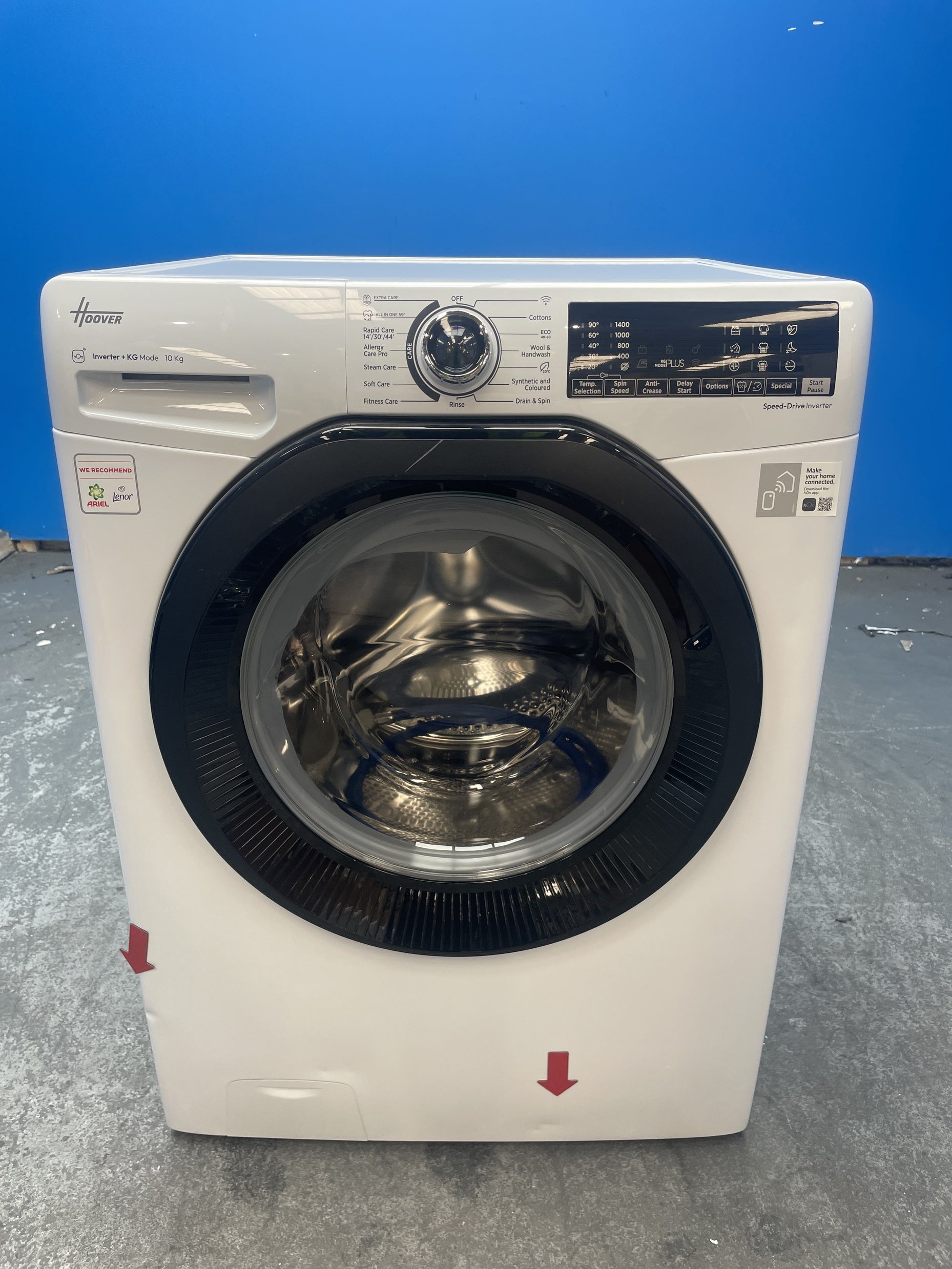 #GRC-158-550 - Hoover H3WPS4106TMB6 10kg 1400 Spin Washing Machine