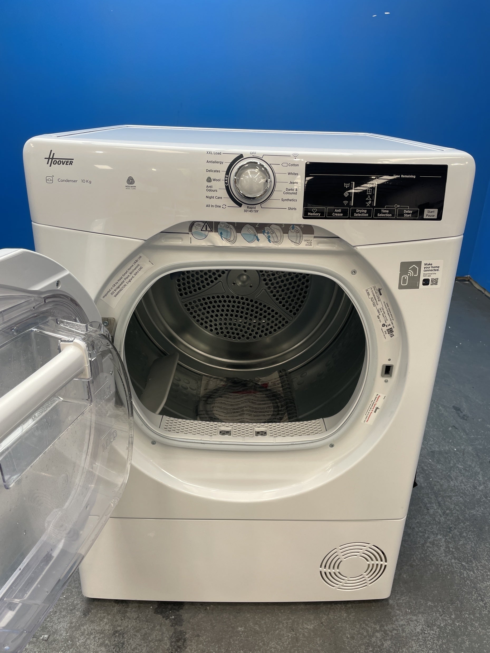 #GRC-158-609 - Hoover HRE C10TE-80 10kg Condenser Tumble Dryer