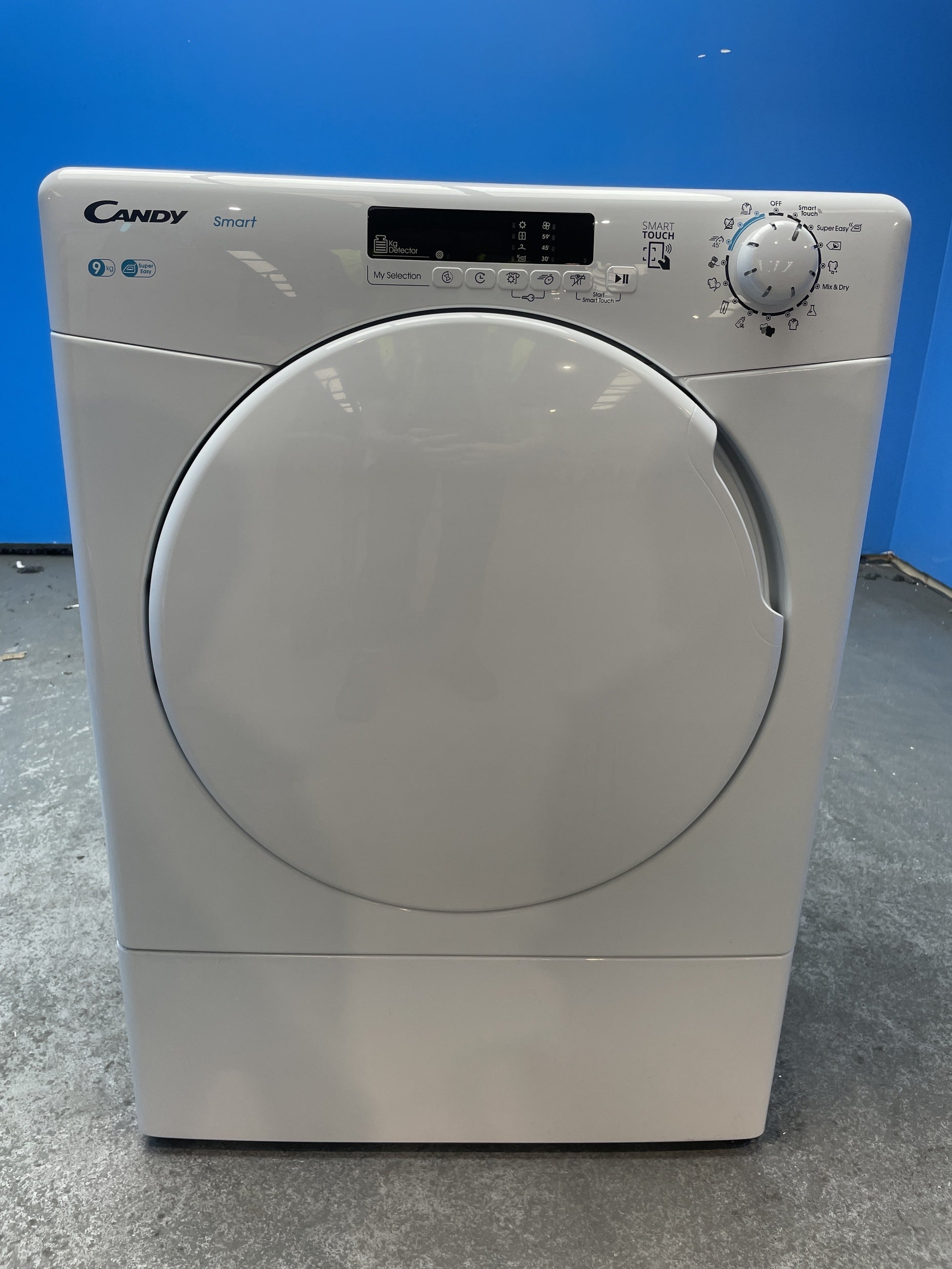 #GRC-158-390 - Candy CSE V9DF-80 9kg Vented Smart Tumble Dryer