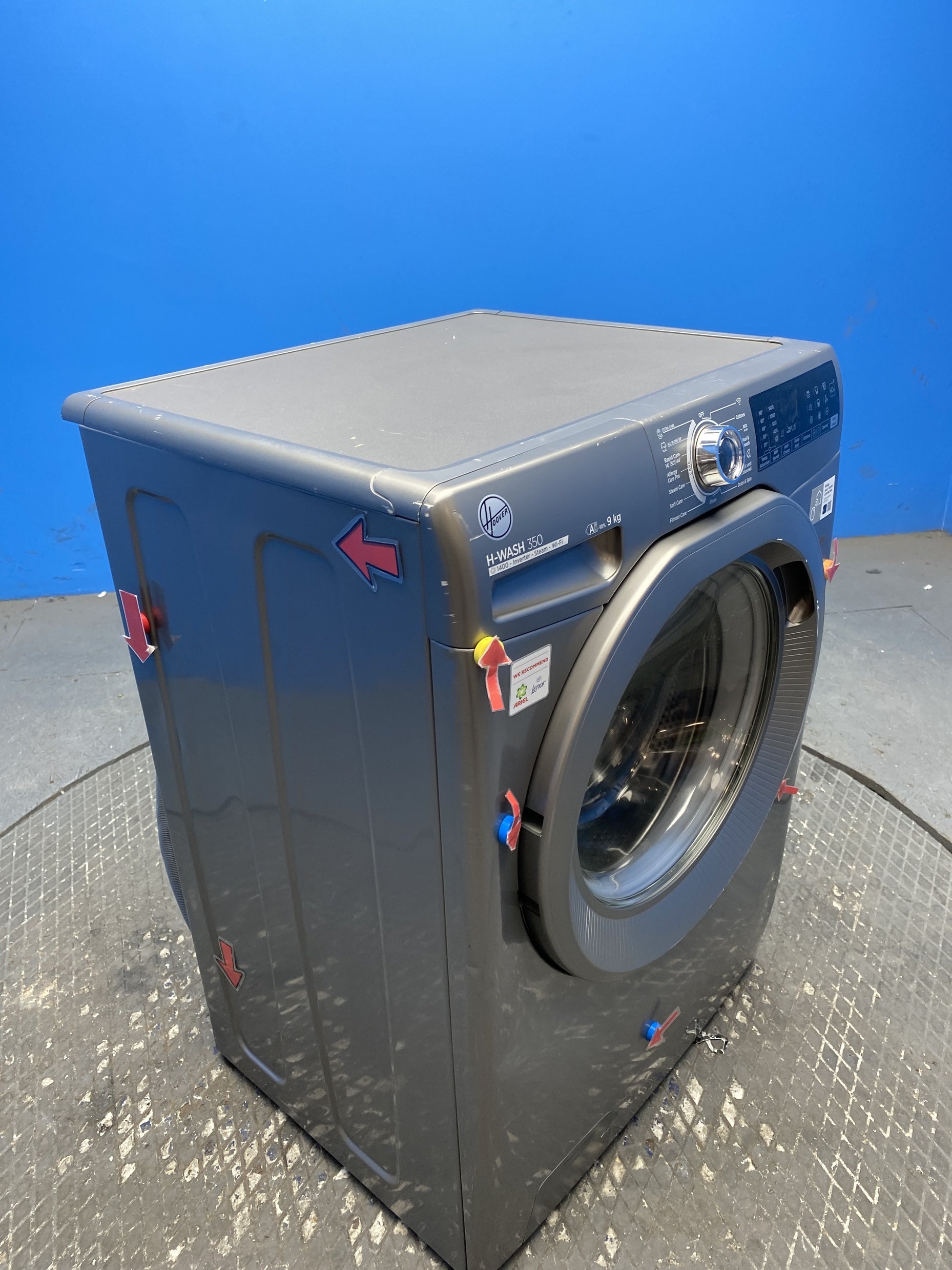 #GRC-148-683 - Hoover H3WPS496TMRR6 9kg 1400 Spin Washing Machine