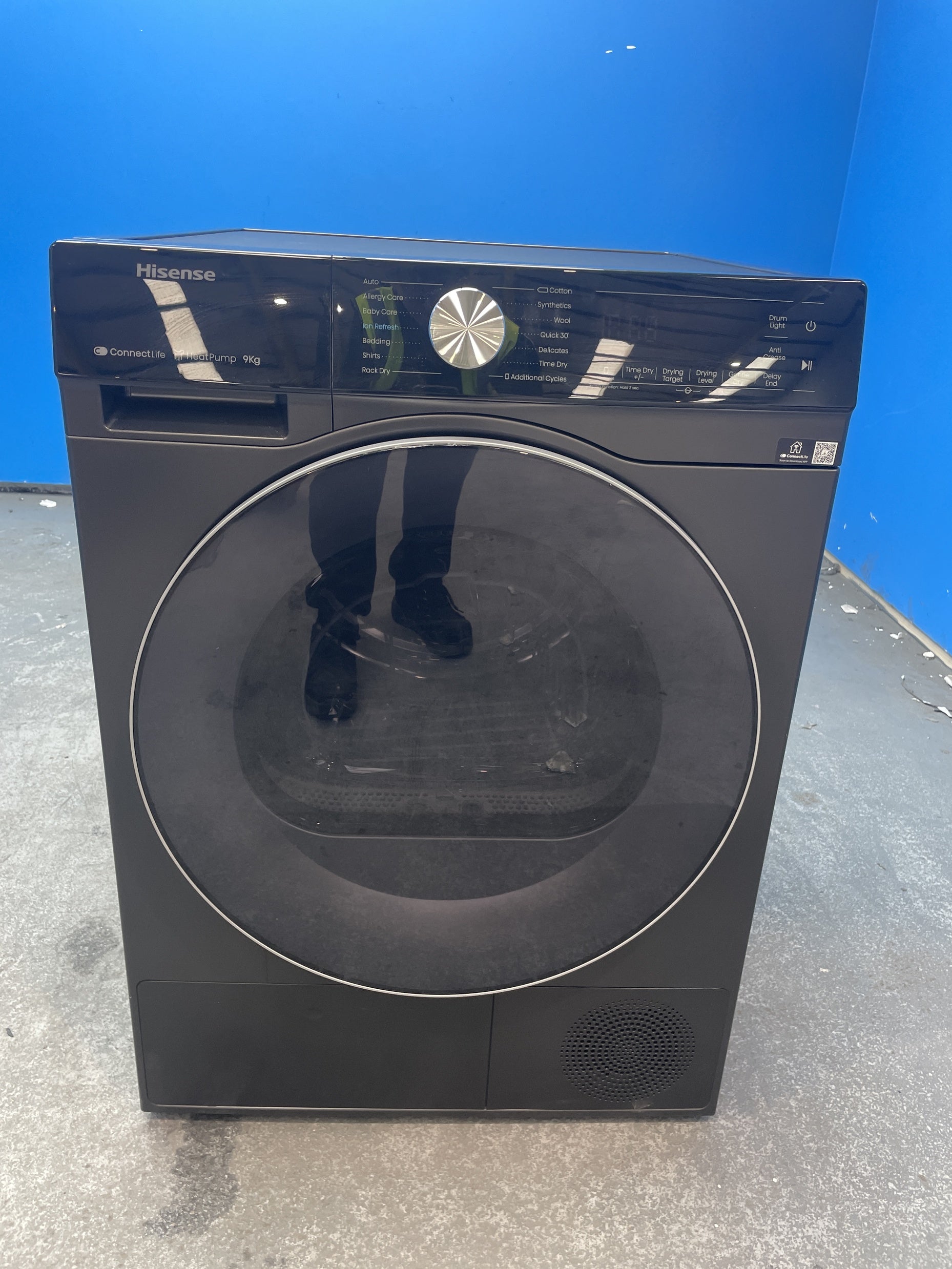 #GRC-157-207 - Hisense DH5S902BB 9kg Heat Pump Tumble Dryer