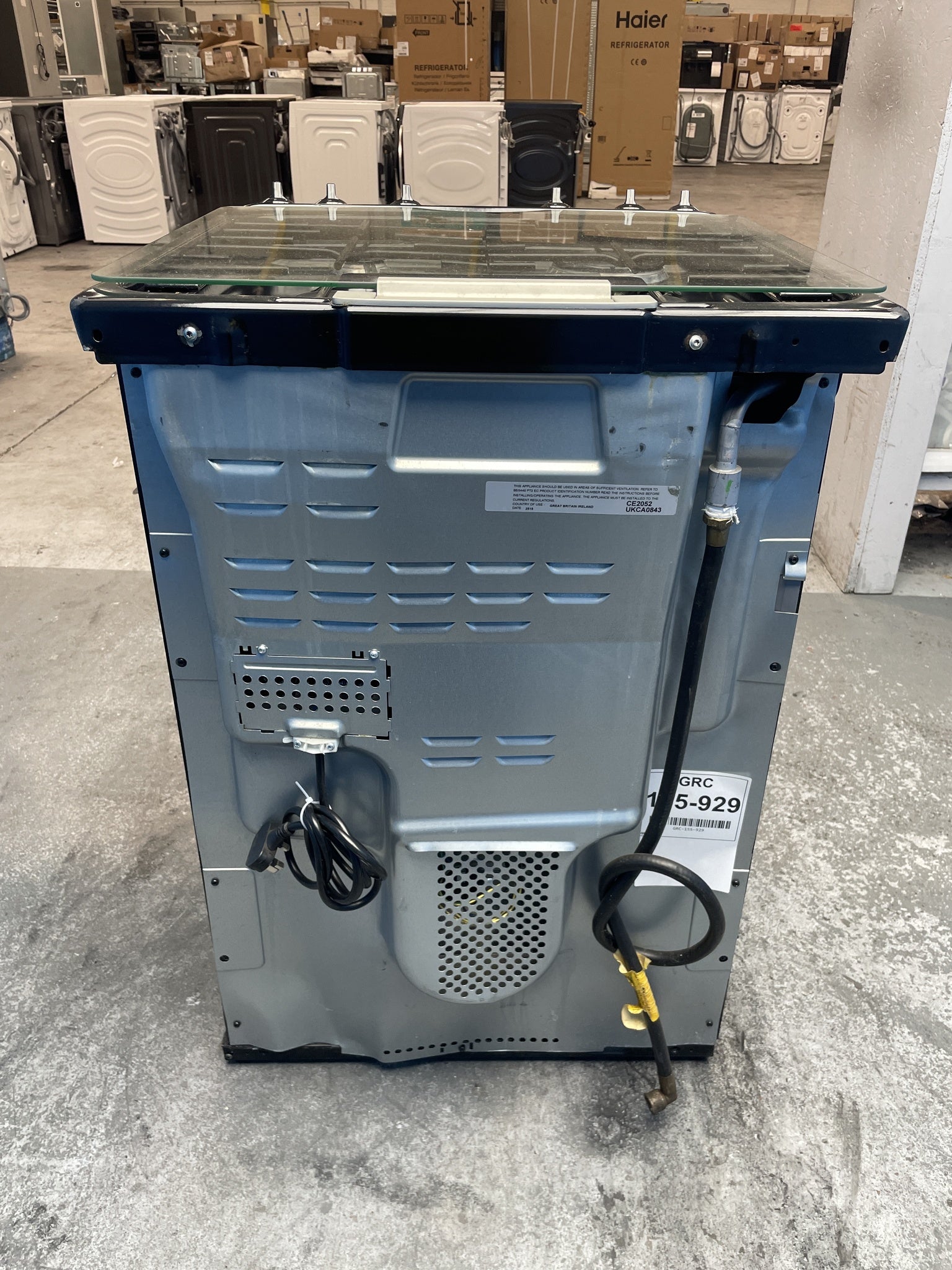 #GRC-155-929 - AEG CGX6130ACB 60cm Catalytic Freestanding Double Gas Cooker