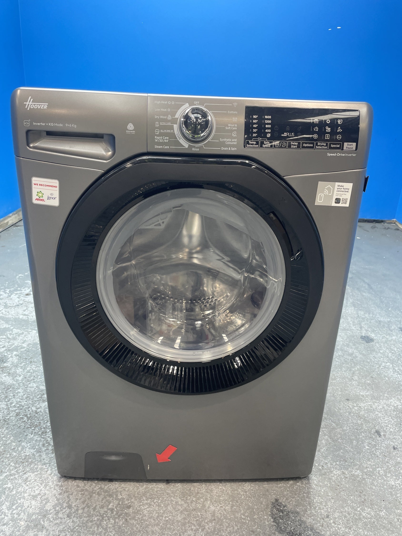 #GRC-159-496 - Hoover H3DPS6966TAMBR 9/6kg 1400 Spin Washer Dryer
