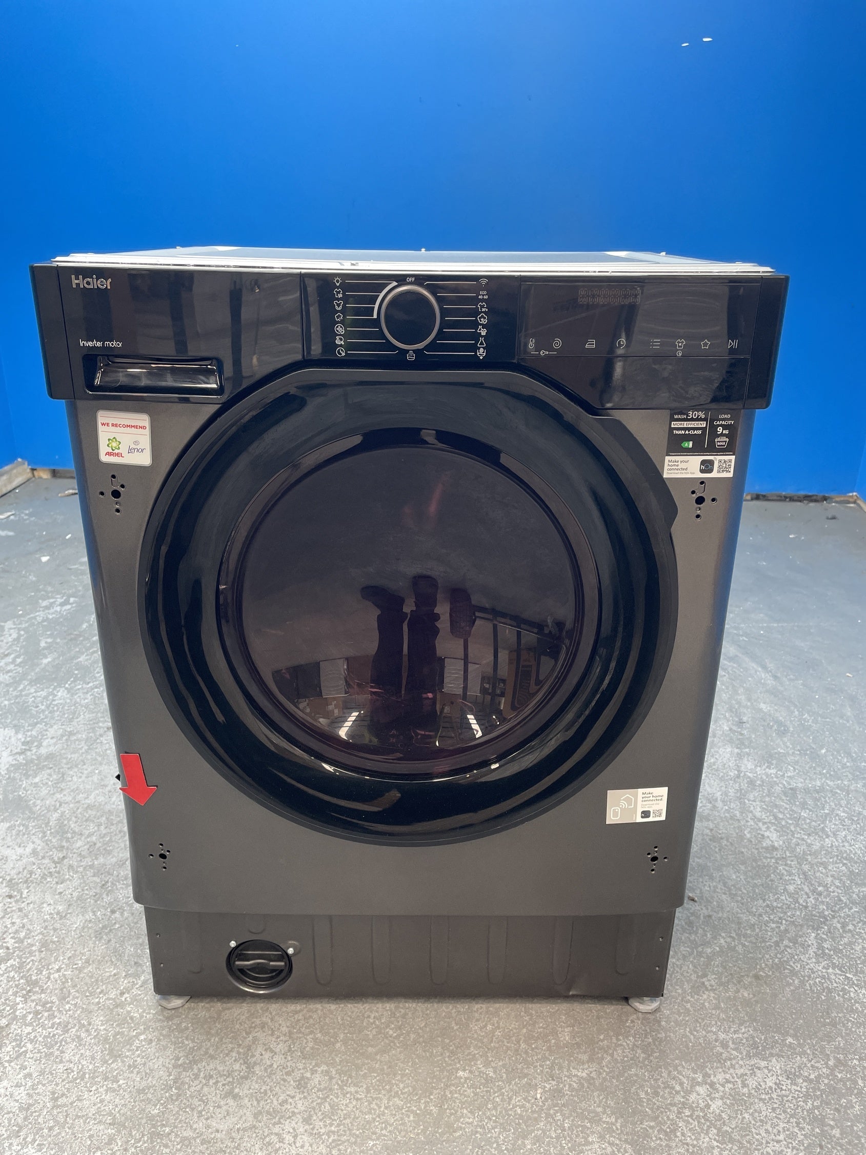 #GRC-158-658 - Hoover BHA6S69M6DB9RJ80 Series 6 Integrated 9kg 1600rpm Washing Machine