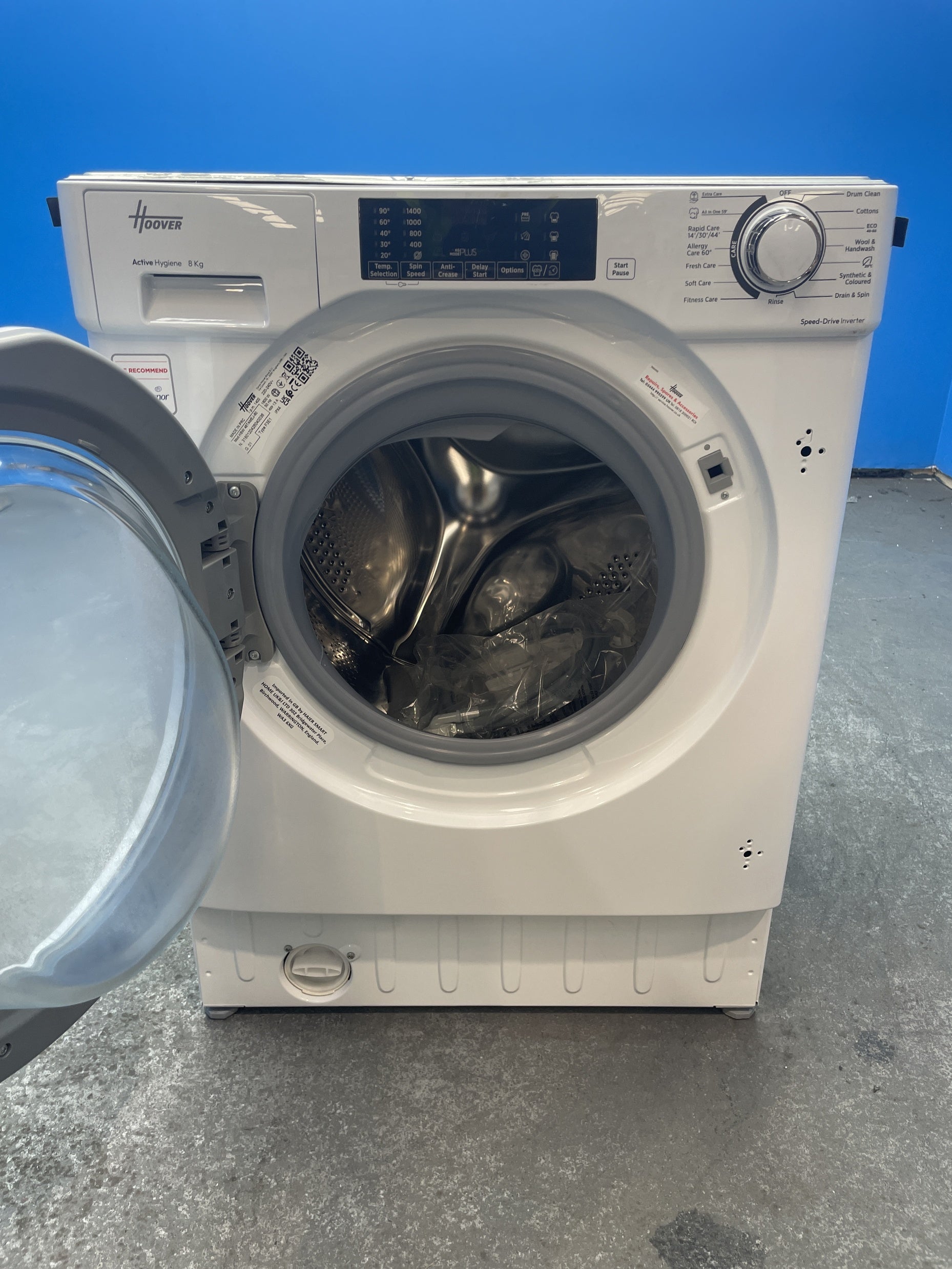 #GRC-154-998 - Hoover HBW 48TAMEJ-80 8kg 1400rpm Integrated Washing Machine