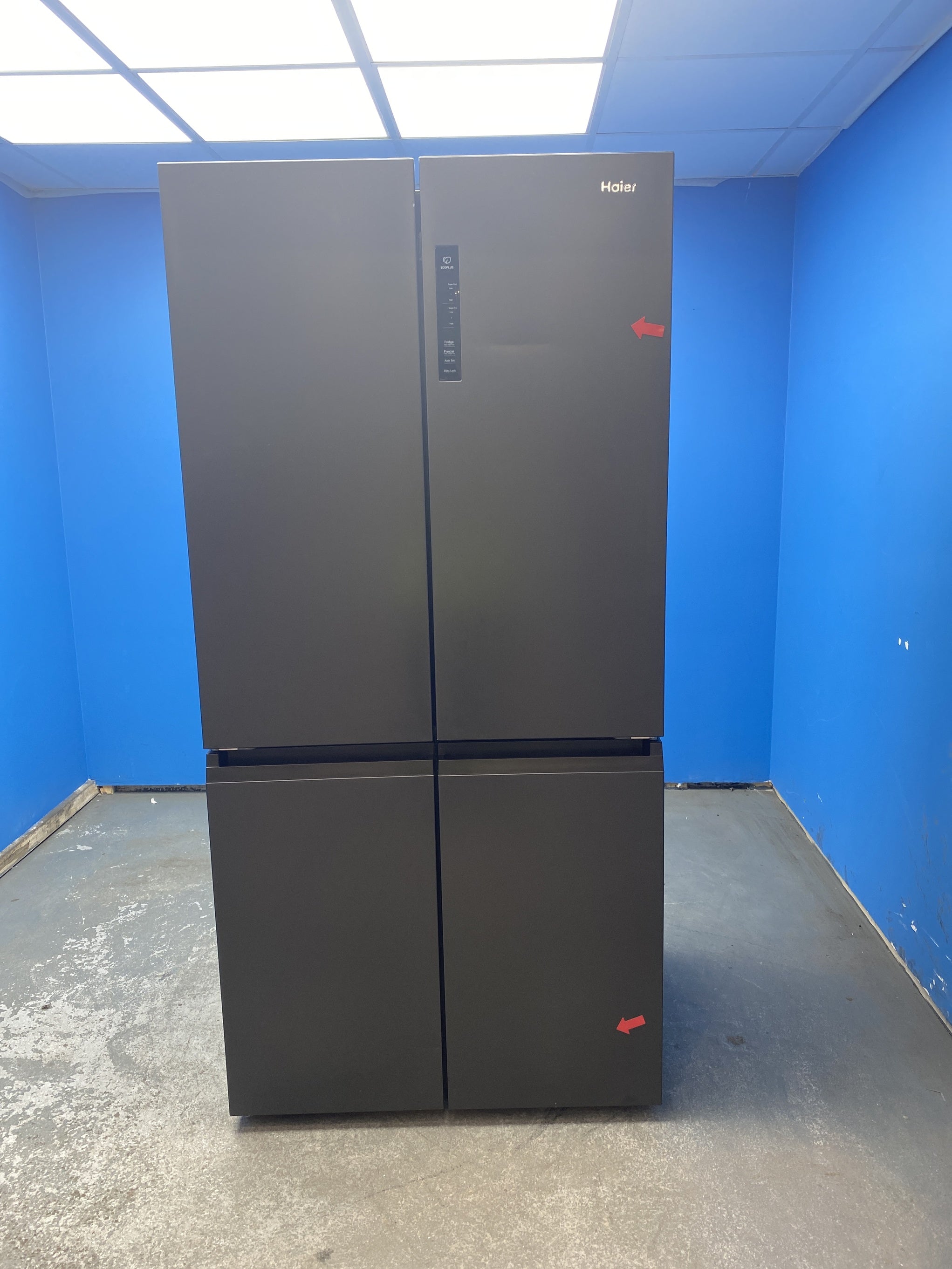 #GRC-157-075 - Haier Cube 90 Series 3 HCR39F19ENPT American Fridge Freezer