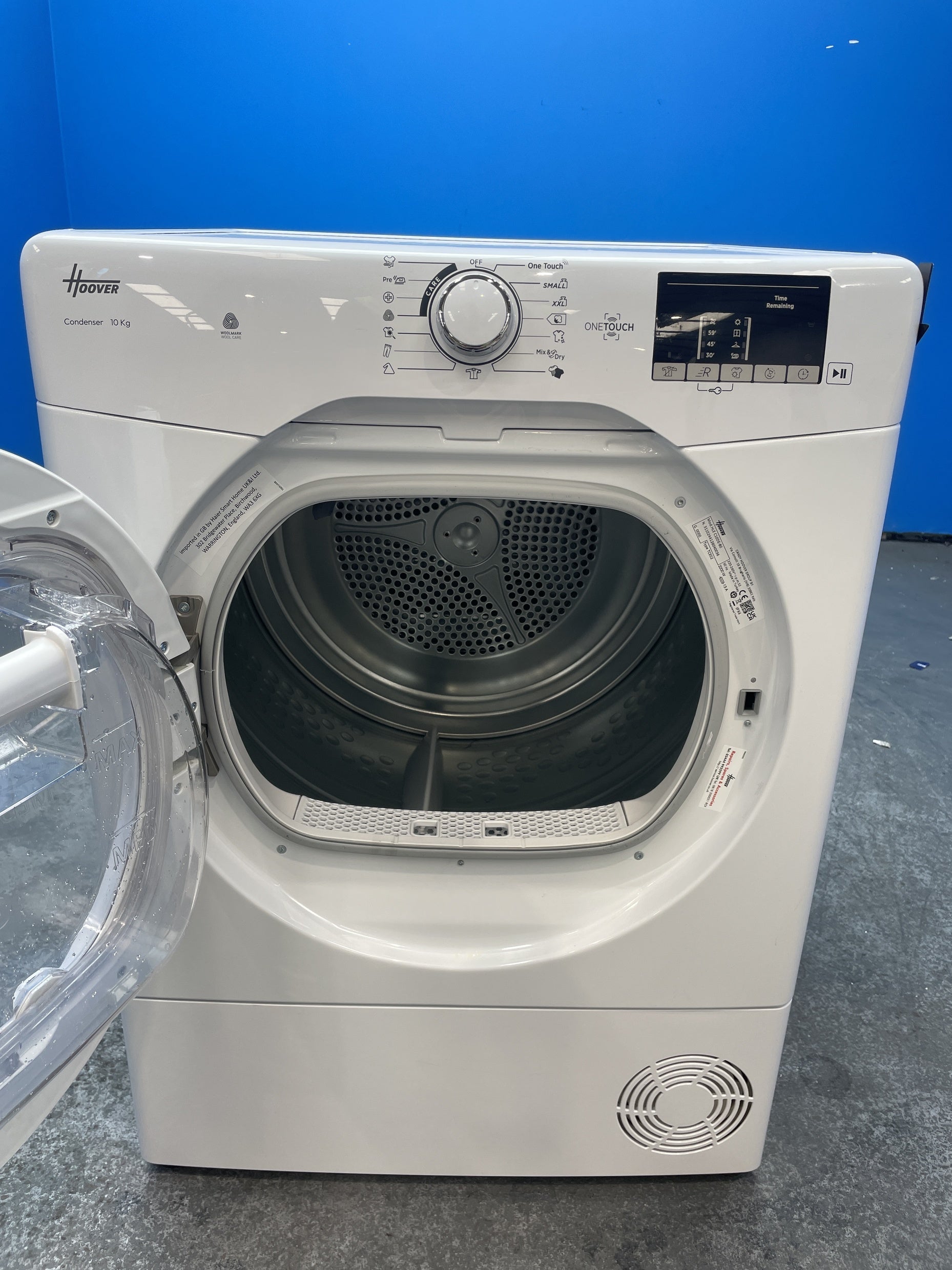 #GRC-159-018 - Hoover H-DRY 300 HLE C10DE-80 10kg Condenser Tumble Dryer