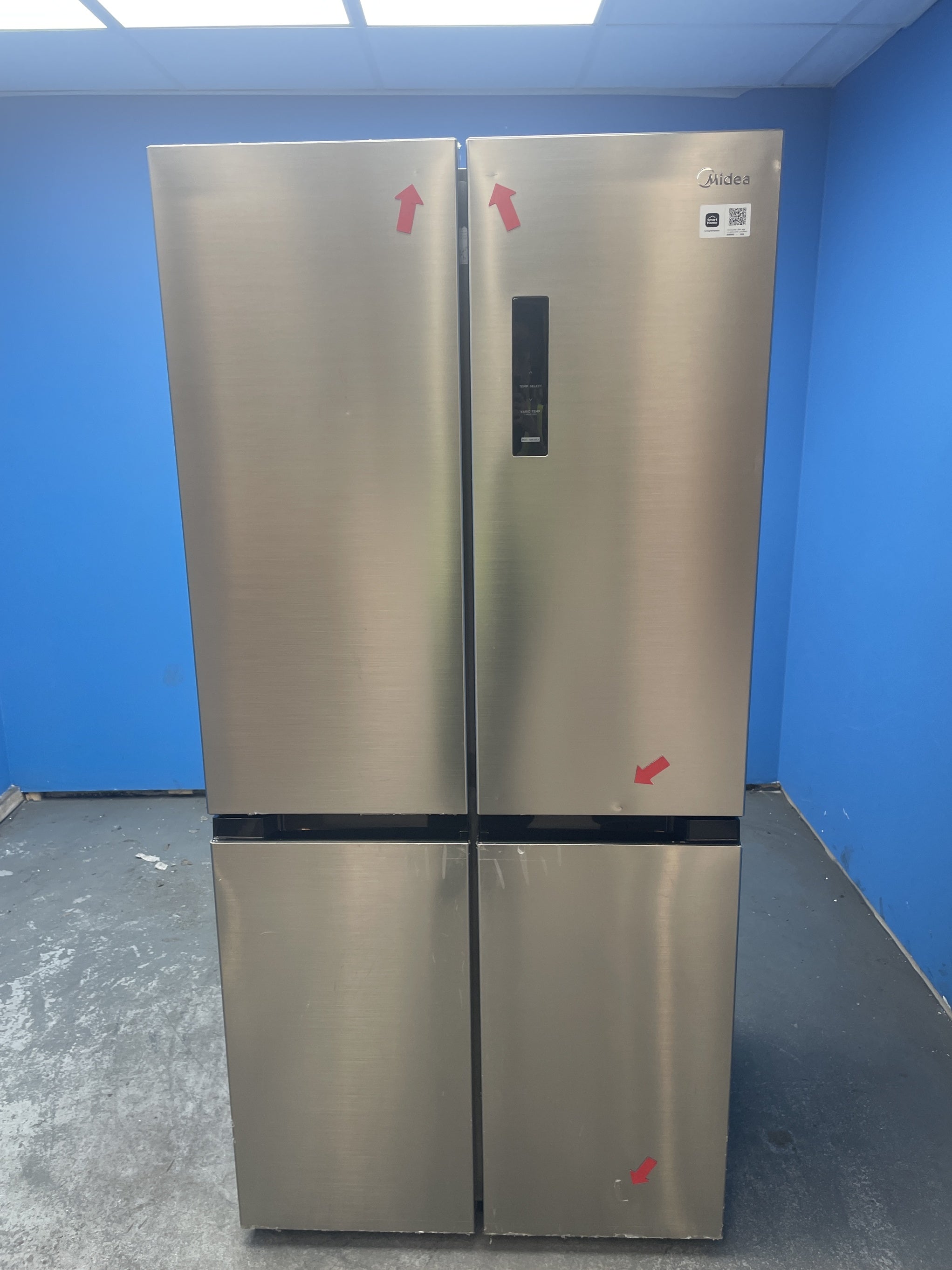 #GRC-158-809 - Midea MDRF632FIE46 Total No Frost Multi Door Fridge Freezer