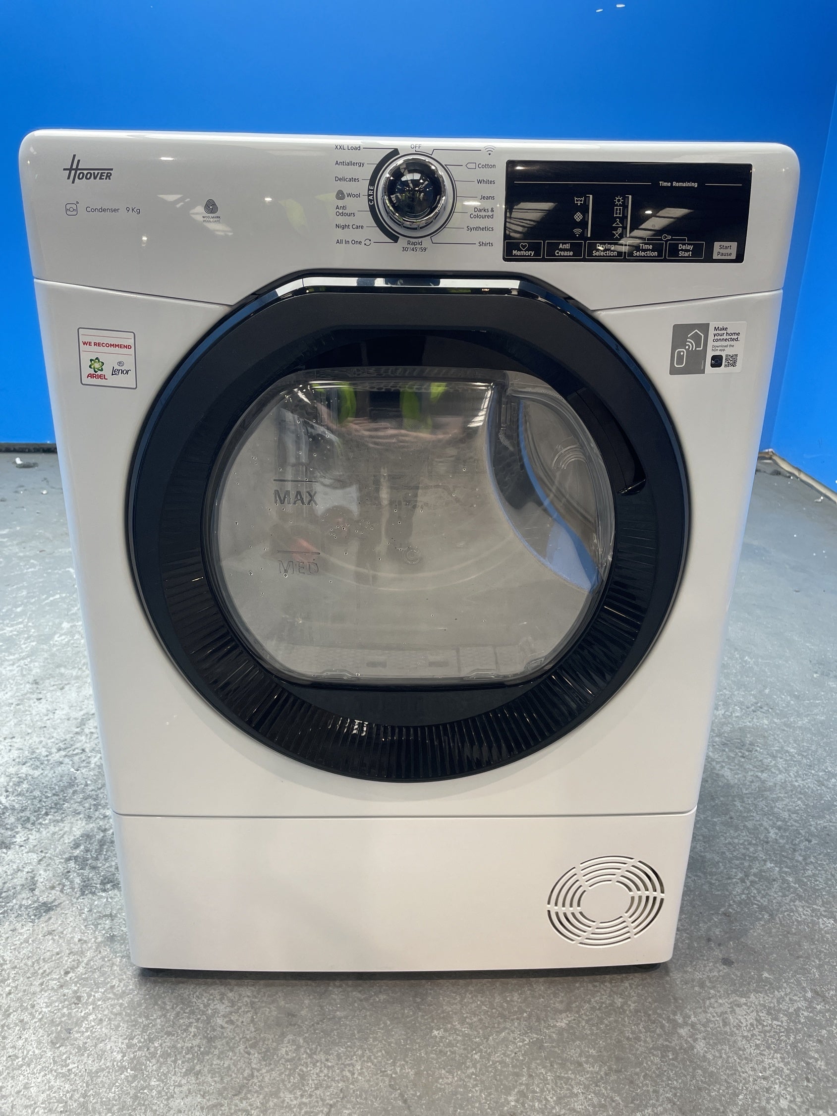 #GRC-158-339 - Hoover H-DRY 350 HREC9TBE-80 9kg Condenser Tumble Dryer