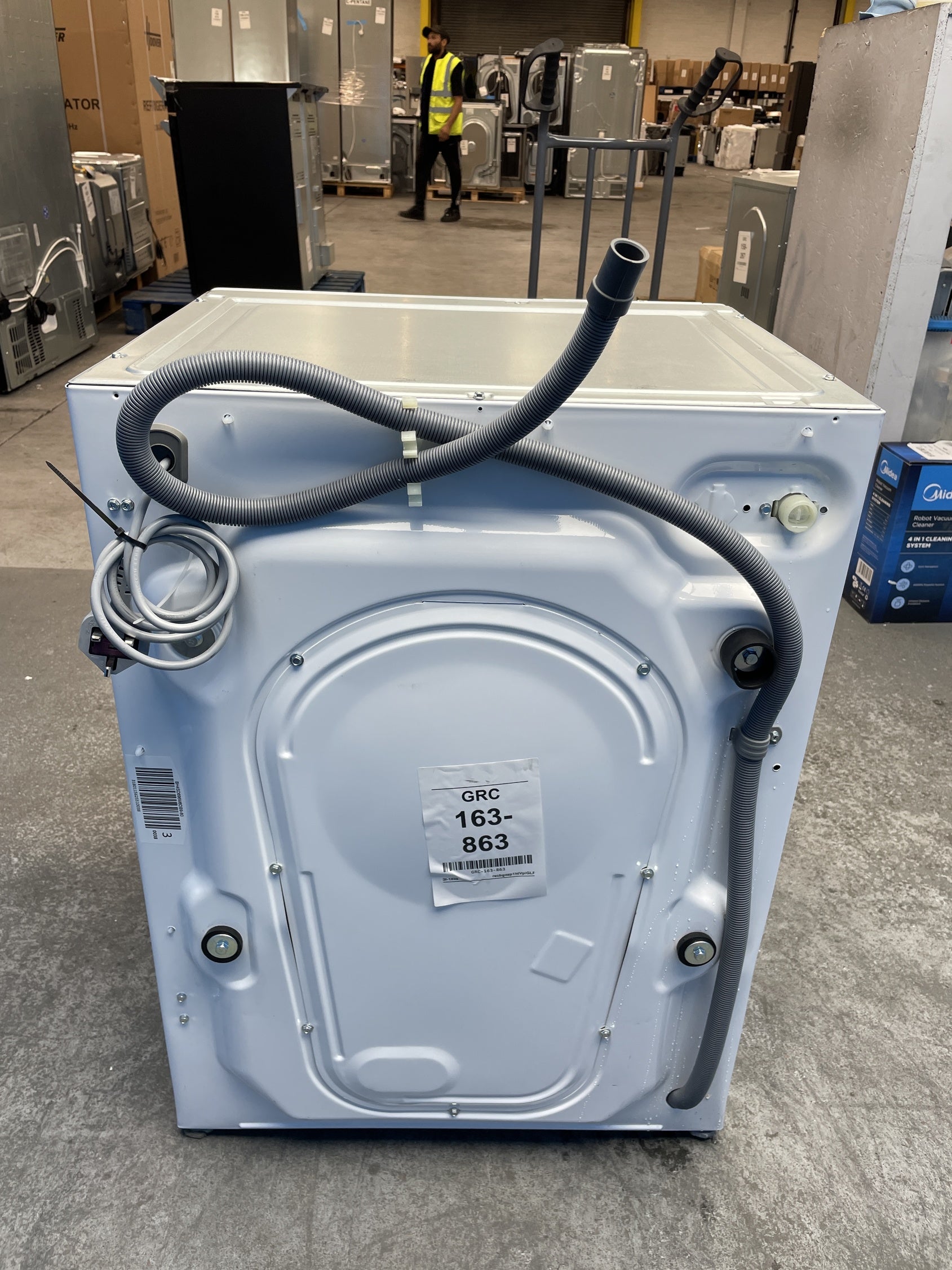 #GRC-163-863 - Hoover Integrated Washer Dryer – 9kg Wash, 6kg Dry, 1400rpm, WiFi Connected, White