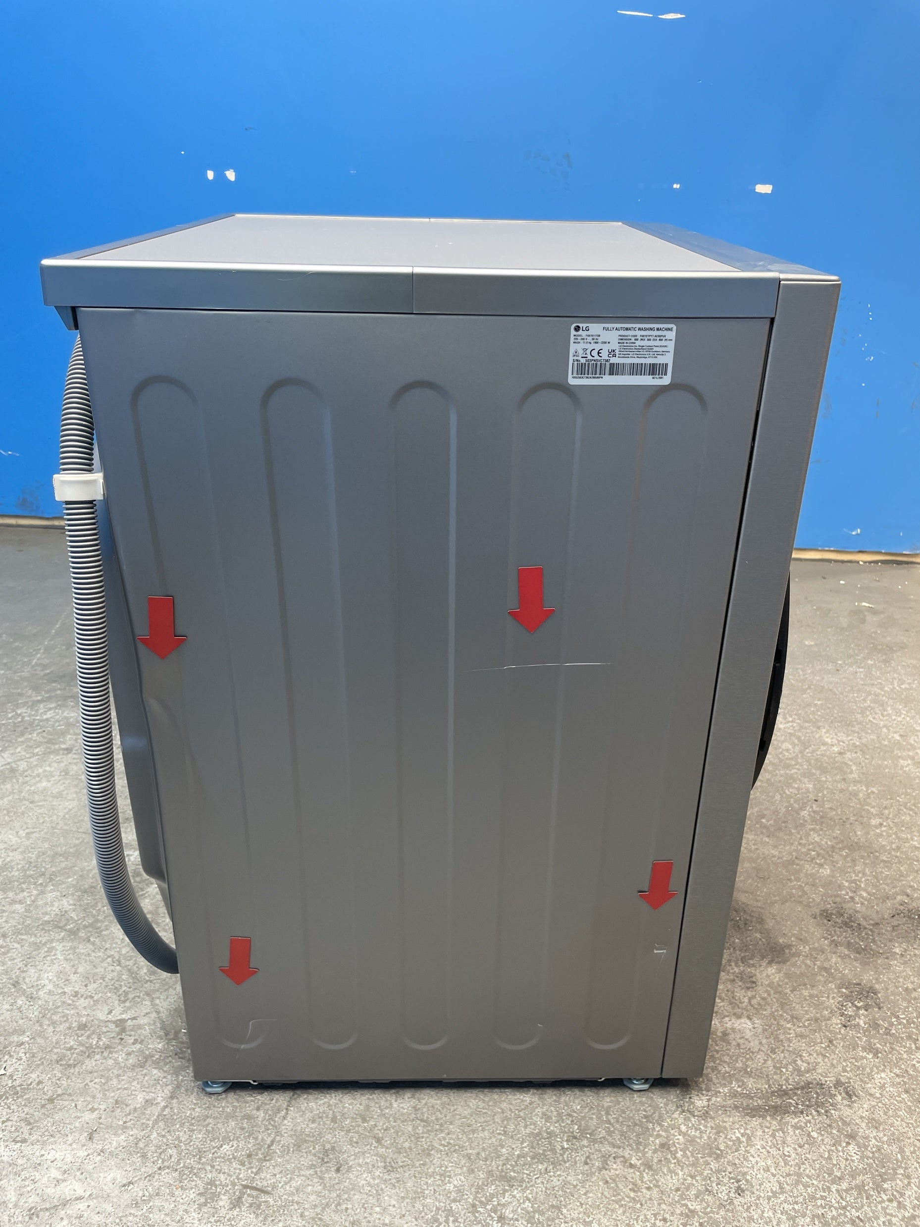 #GRC-158-050 - LG F4X7011TSB 11kg 1400rpm AI Direct Drive Washing Machine