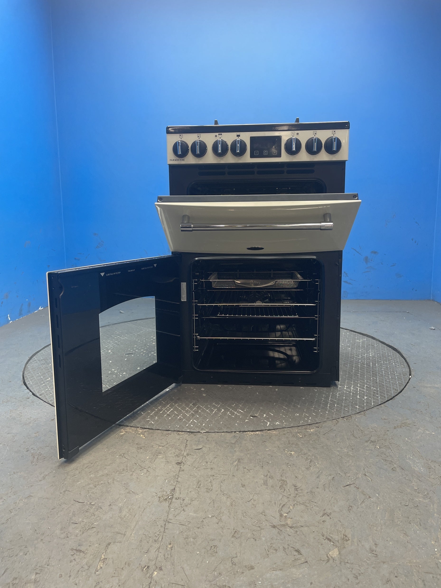 #GRC-159-419 - Belling Farmhouse 60cm Dual Fuel Cooker with Double Oven