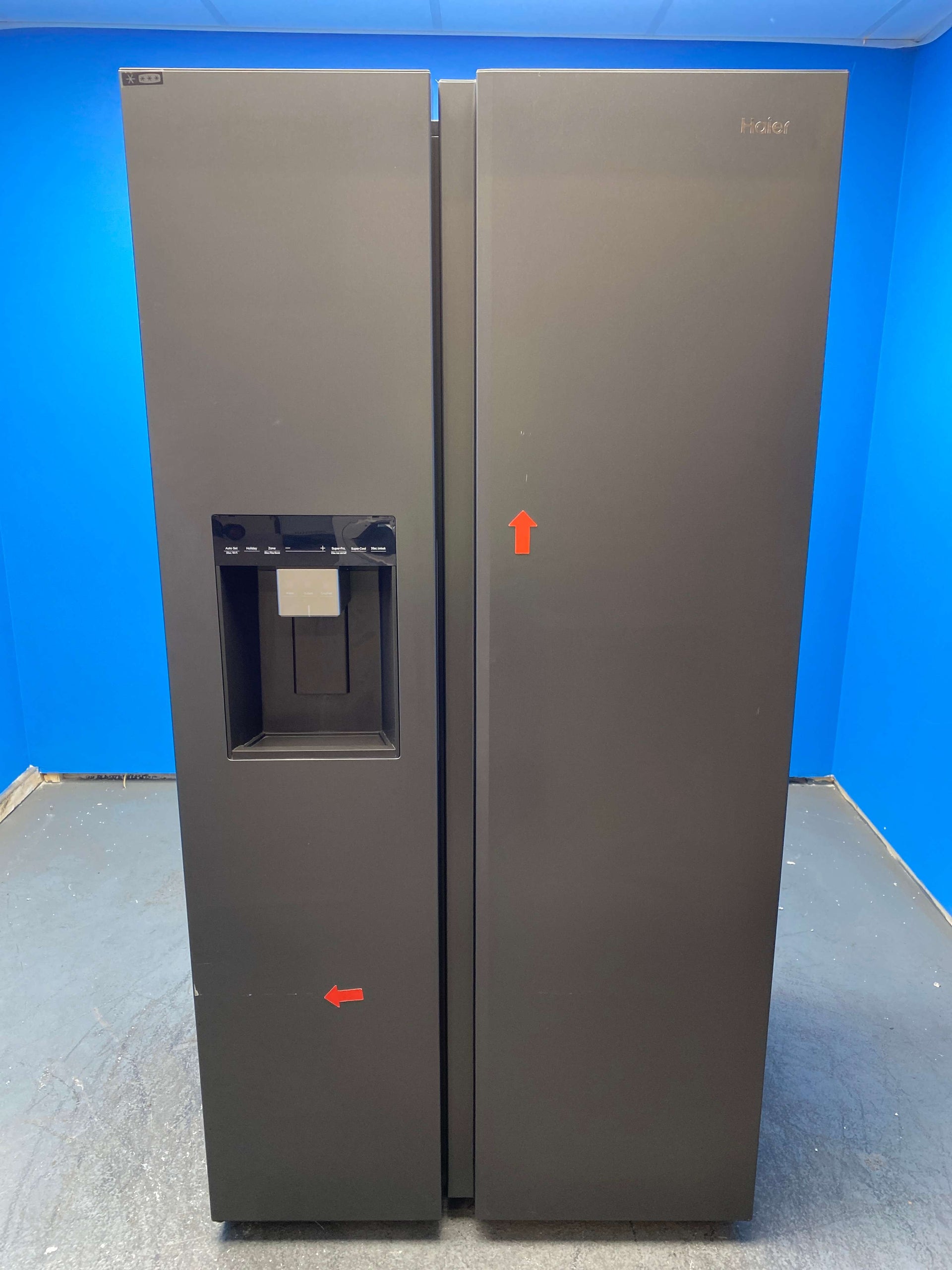 Haier HSW59F18EIPT American Style Fridge Freezer with Ice Dispenser