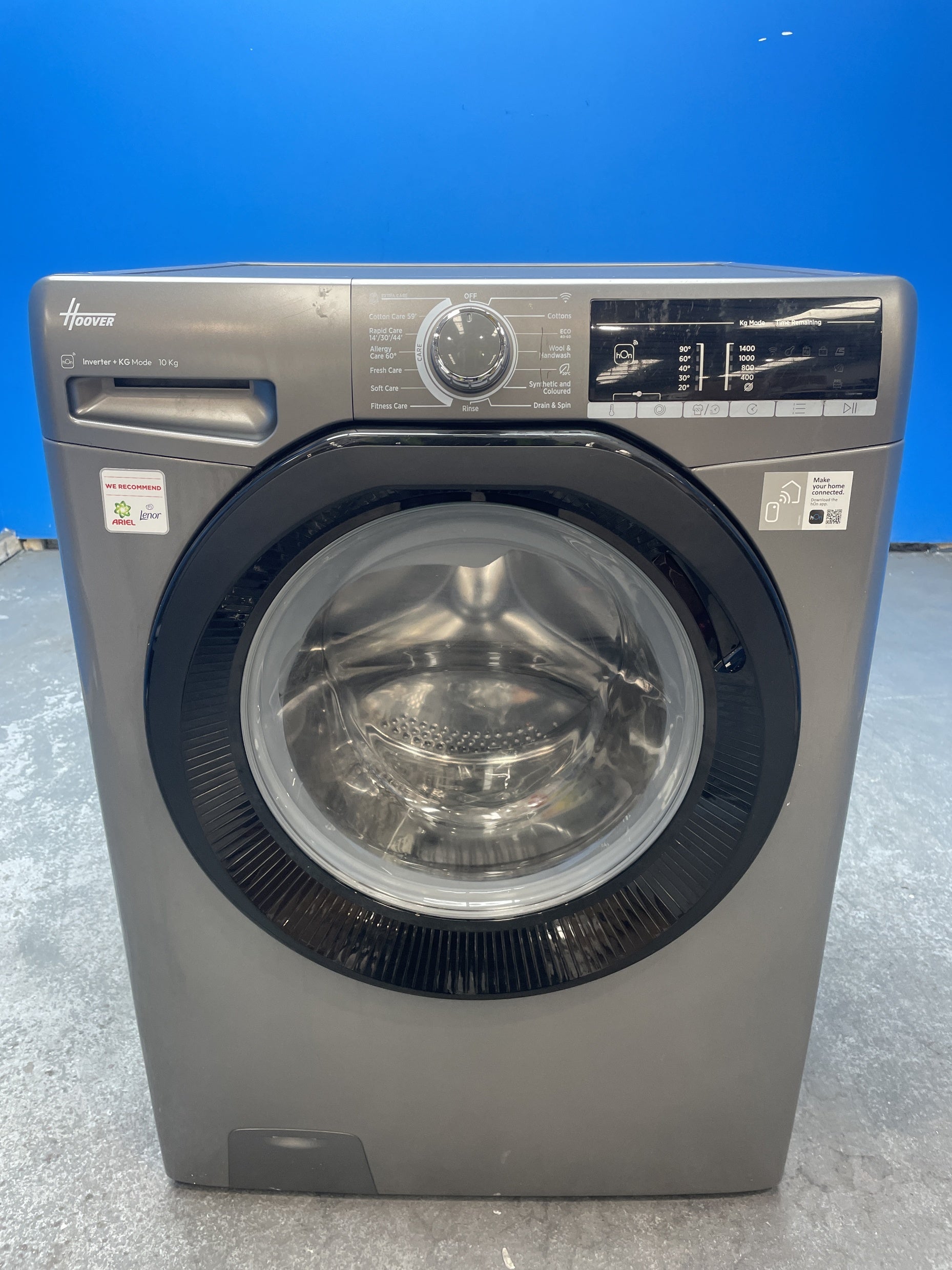 #GRC-160-152 - Hoover H-WASH 300 H3WO4105TARR4-80 10kg 1400 Spin Washing Machine