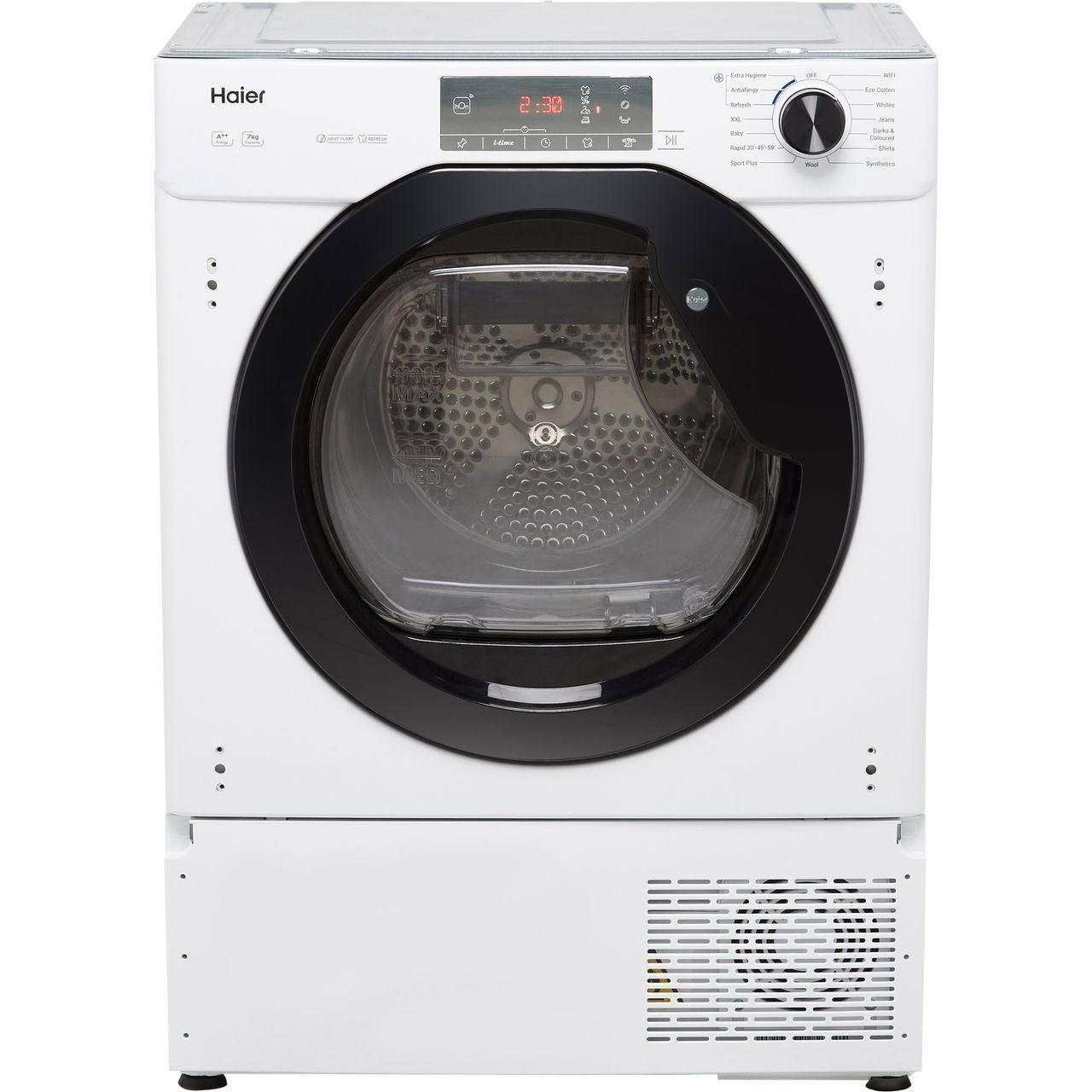 Haier Series 6 HDBI H7A2TBEX-80 Integrated 7kg Heat Pump Tumble Dryer – Renew 2 U
