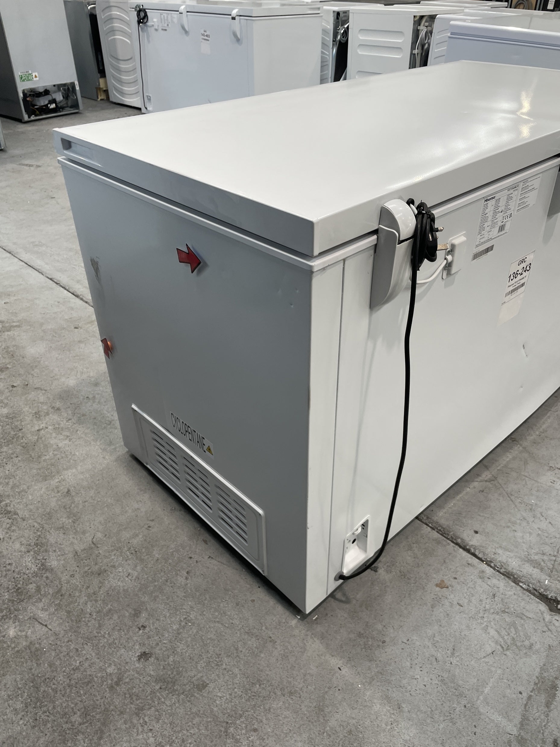 #GRC-136-243 - Hisense FC571D4AWLYE 372L Winter Guard Chest Freezer