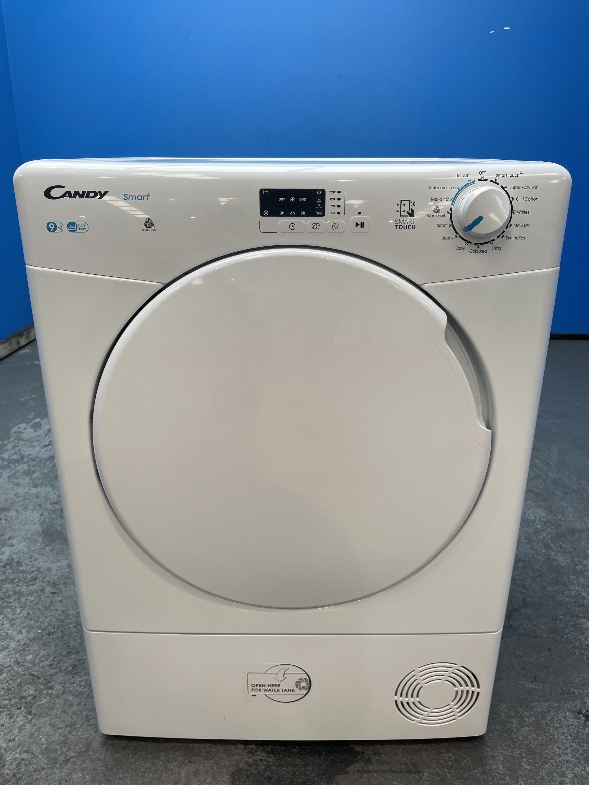#GRC-163-105 - Candy CSEC9LF-80 9kg Vented Tumble Dryer