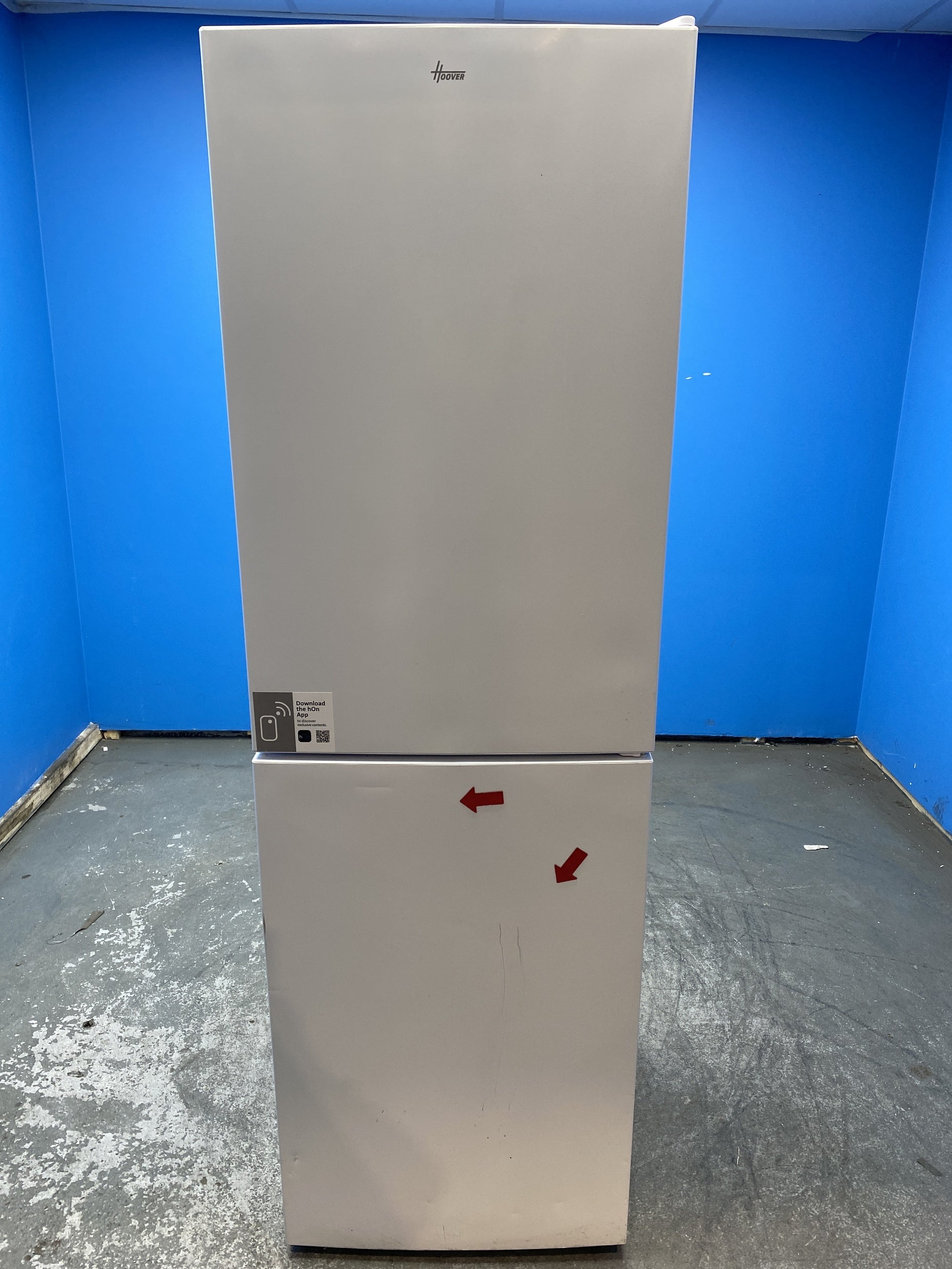#GRC-156-335 - Hoover HVT3CLECKIHW 235 Litre Combi Fridge Freezer