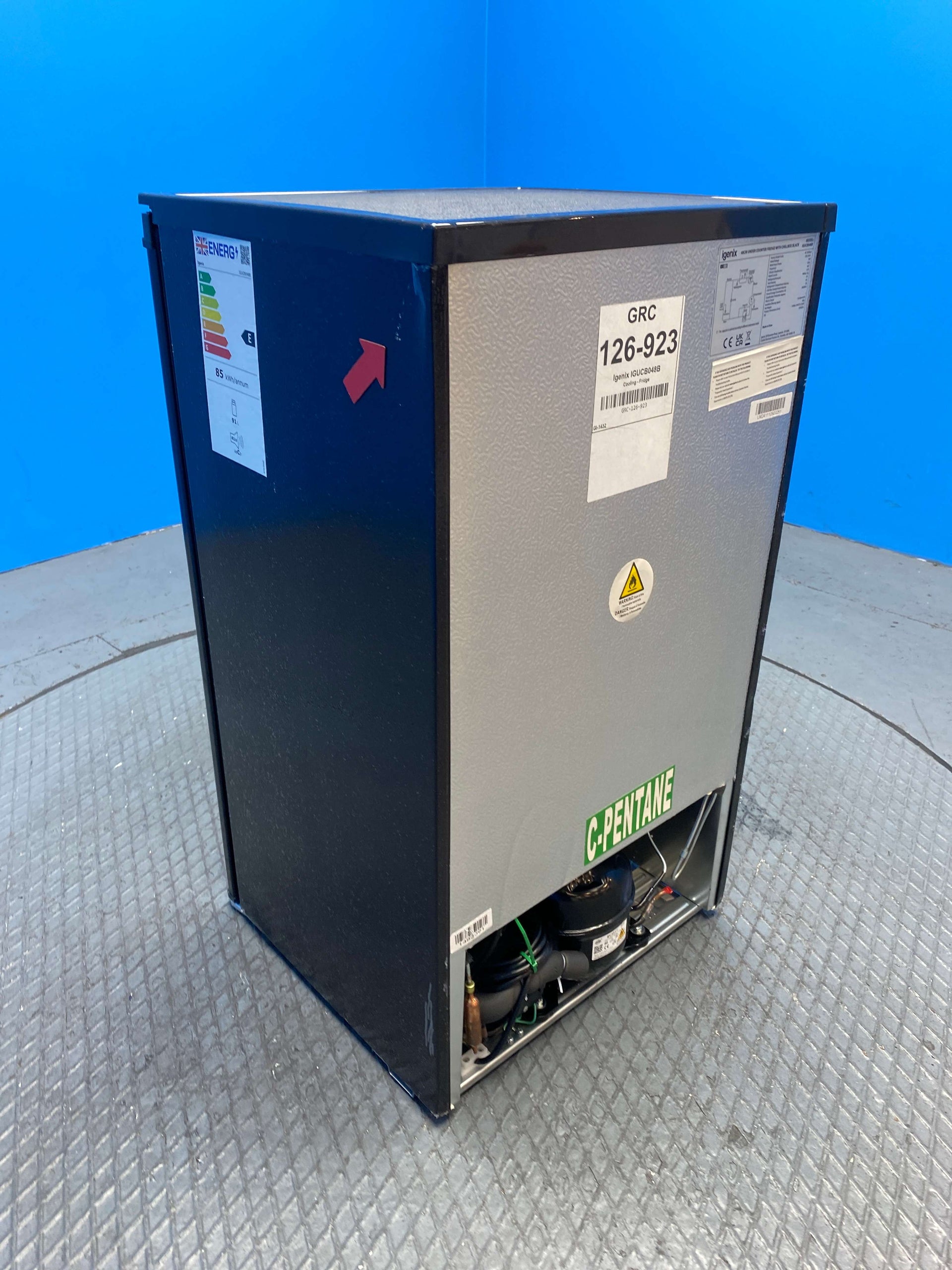 Igenix IGUCB048B 81 Litre Under Counter Fridge