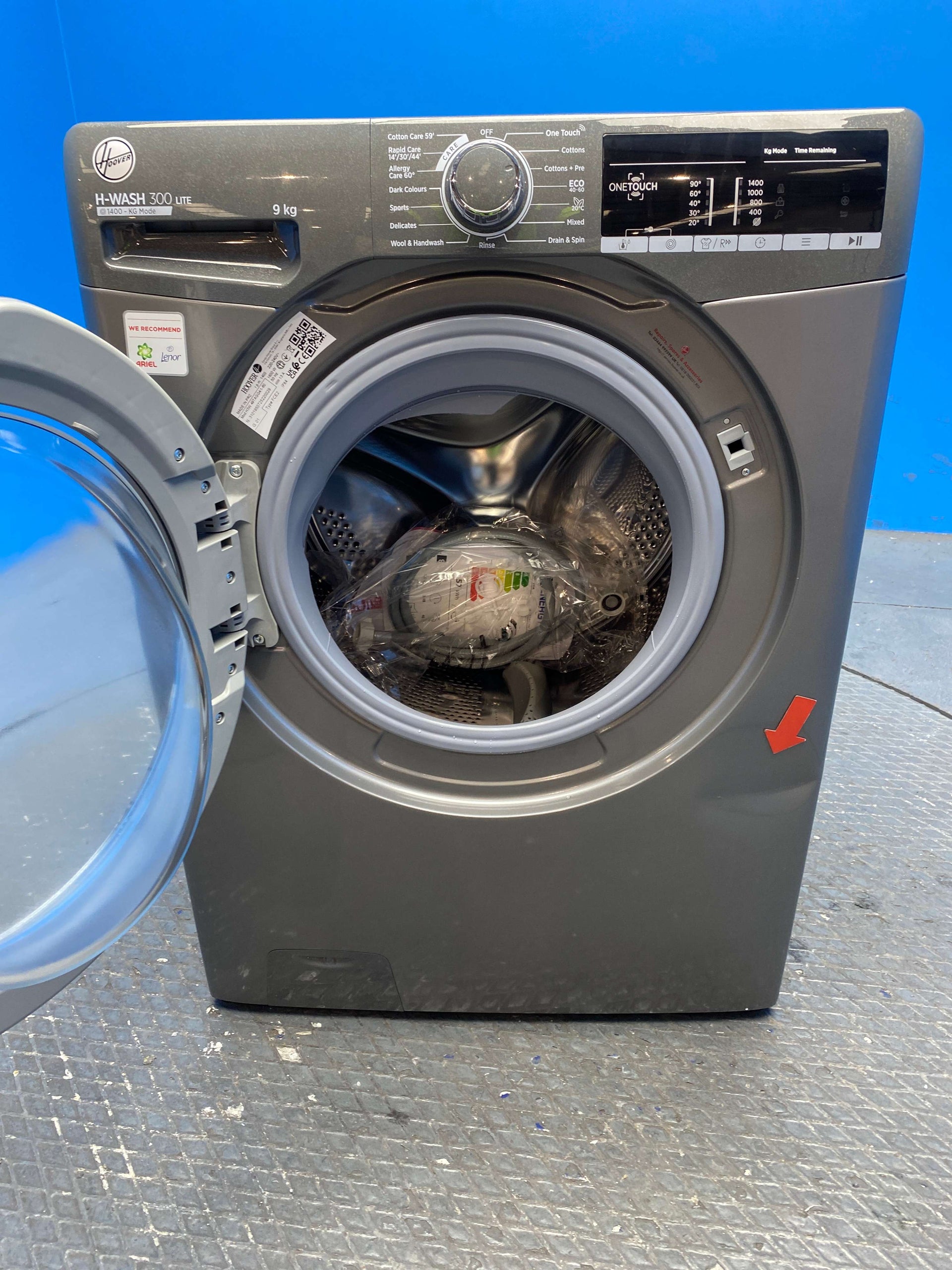 Hoover H3W49TAGG4 9kg 1400 Spin Washing Machine